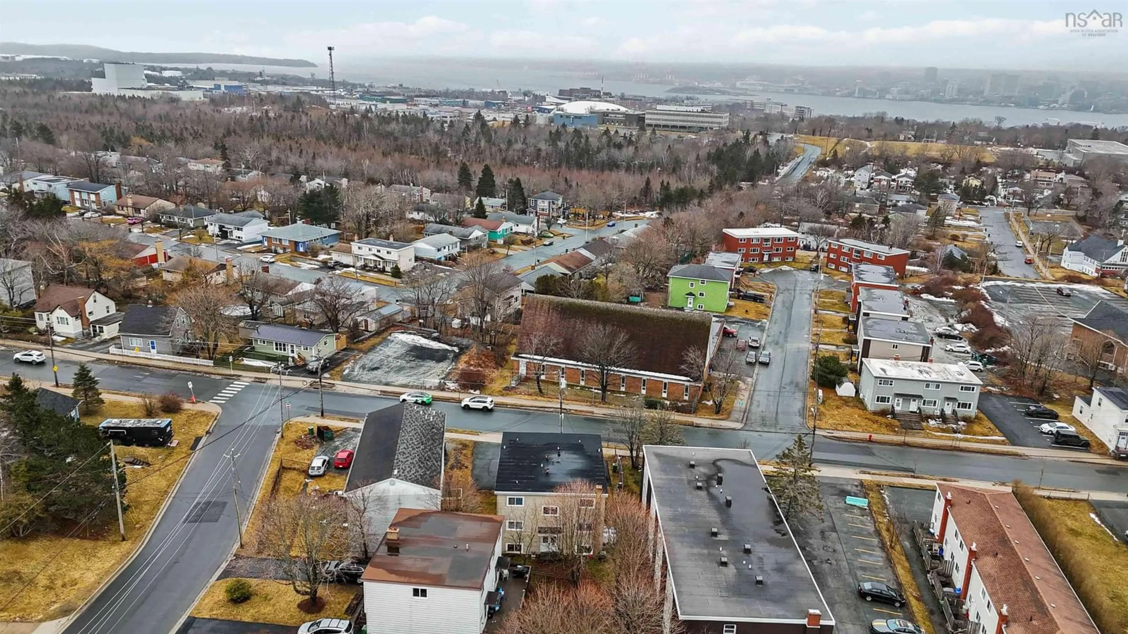 A pic from outside/outdoor area/front of a property/back of a property/a pic from drone, mountain view for 37 Gaston Rd, Dartmouth Nova Scotia B2Y 3W2