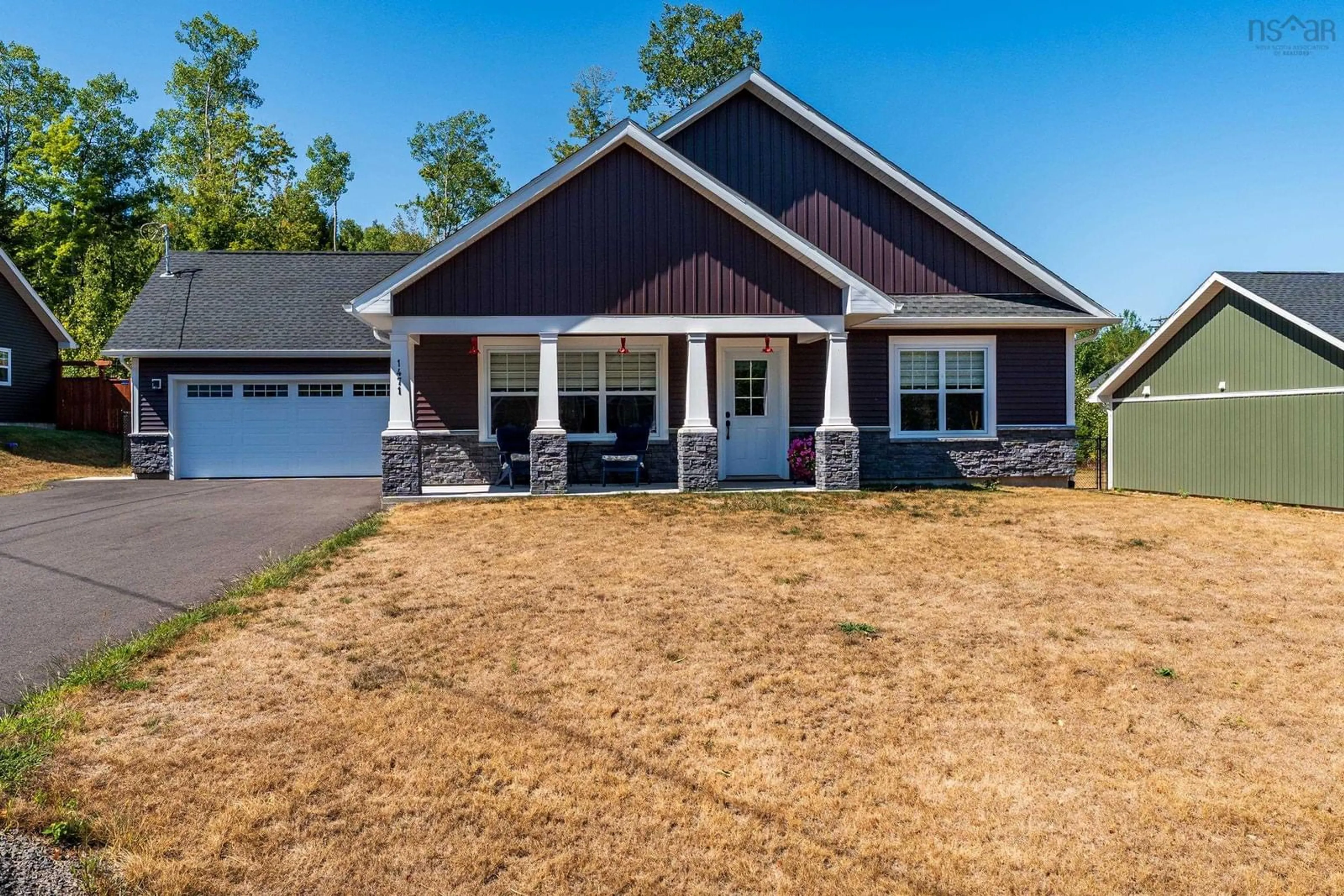 Home with vinyl exterior material, street for 1471 Milena Crt, Coldbrook Nova Scotia B4N 1A1