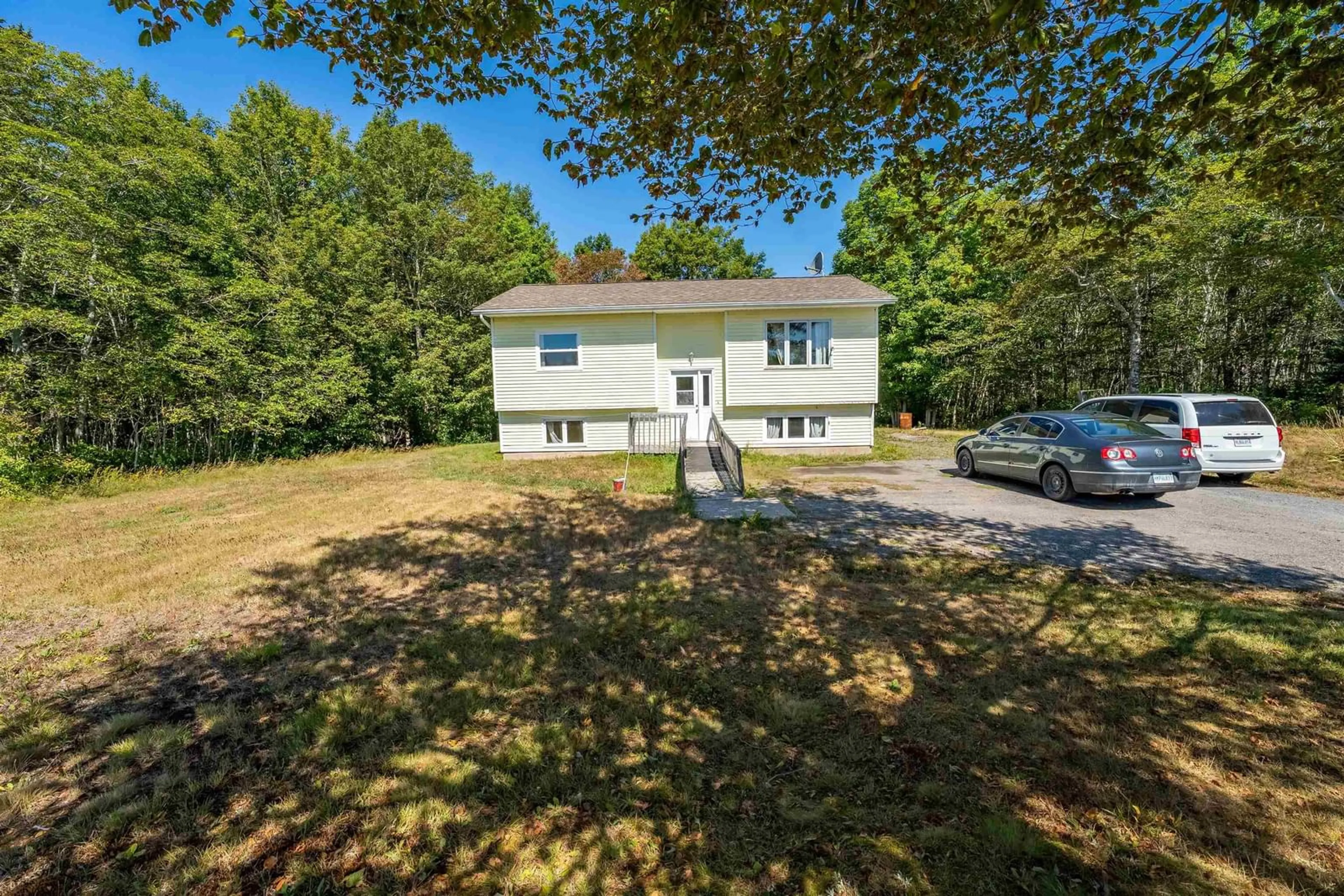 A pic from outside/outdoor area/front of a property/back of a property/a pic from drone, unknown for 931 Waldeck Line Rd, Waldeck Nova Scotia B0S 1J0