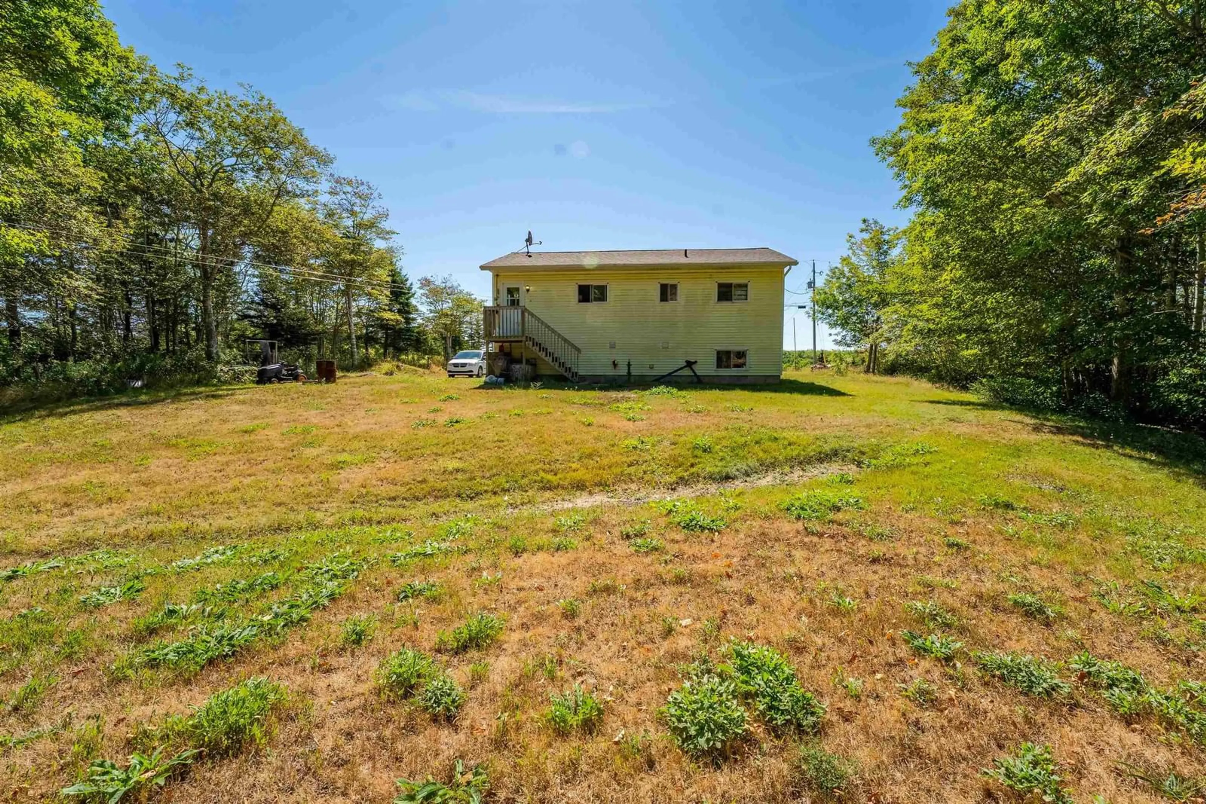 A pic from outside/outdoor area/front of a property/back of a property/a pic from drone, unknown for 931 Waldeck Line Rd, Waldeck Nova Scotia B0S 1J0