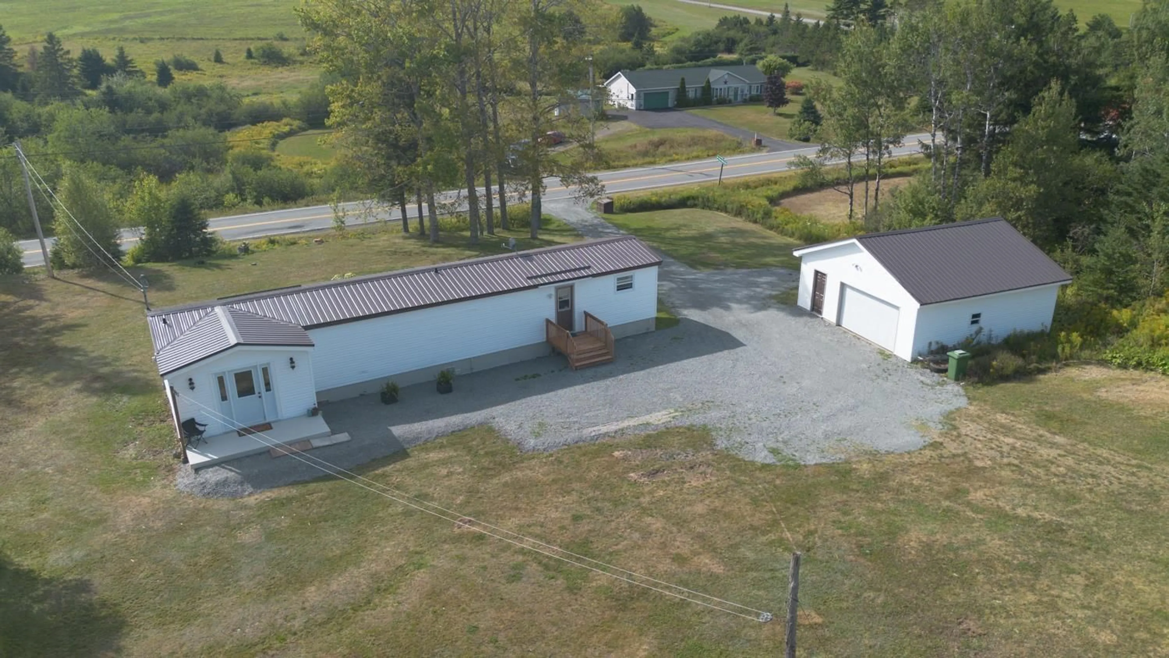 A pic from outside/outdoor area/front of a property/back of a property/a pic from drone, building for 1660 Highway 336, Dean Nova Scotia B0N 2M0