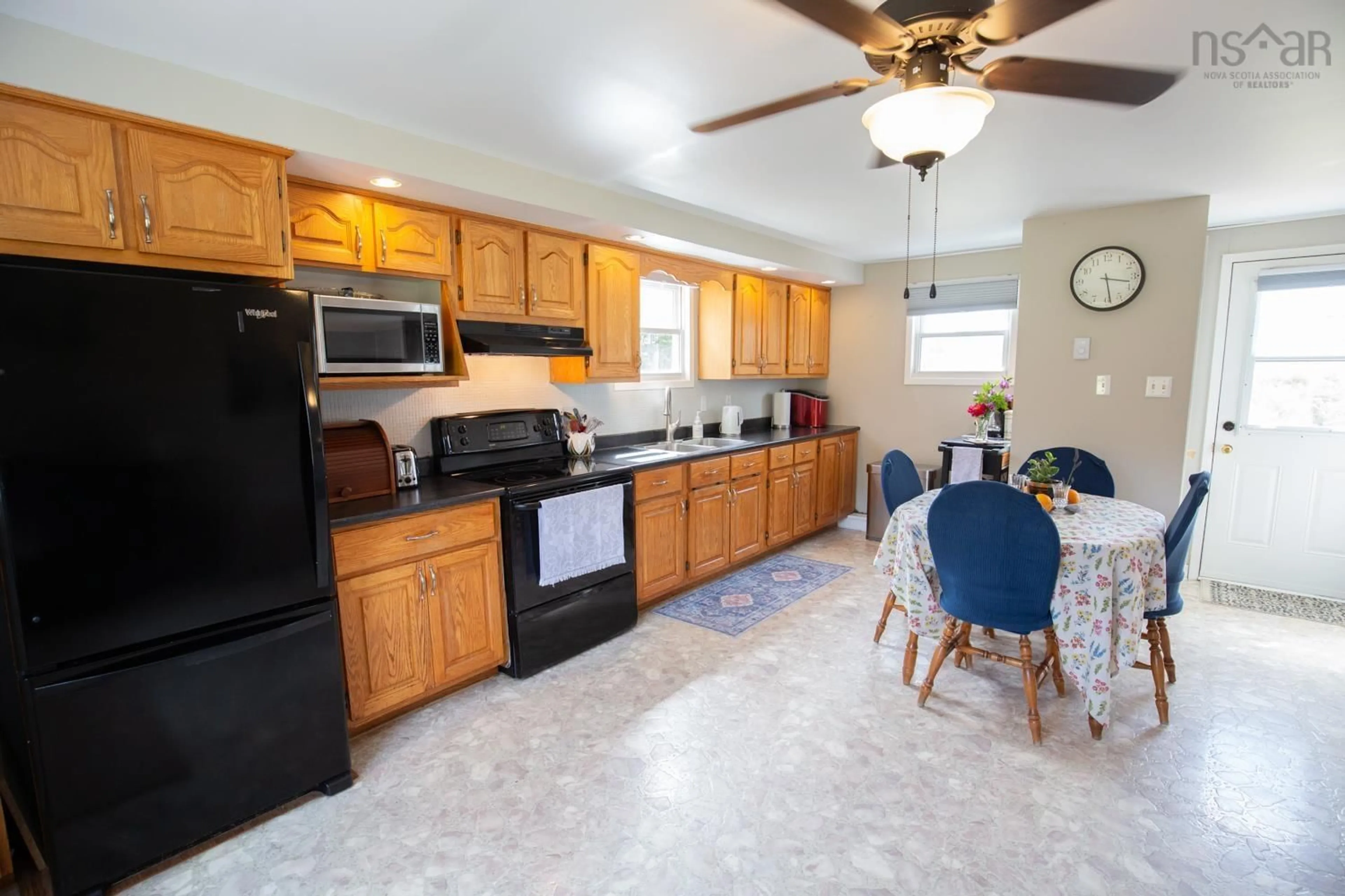 Standard kitchen, ceramic/tile floor for 1660 Highway 336, Dean Nova Scotia B0N 2M0
