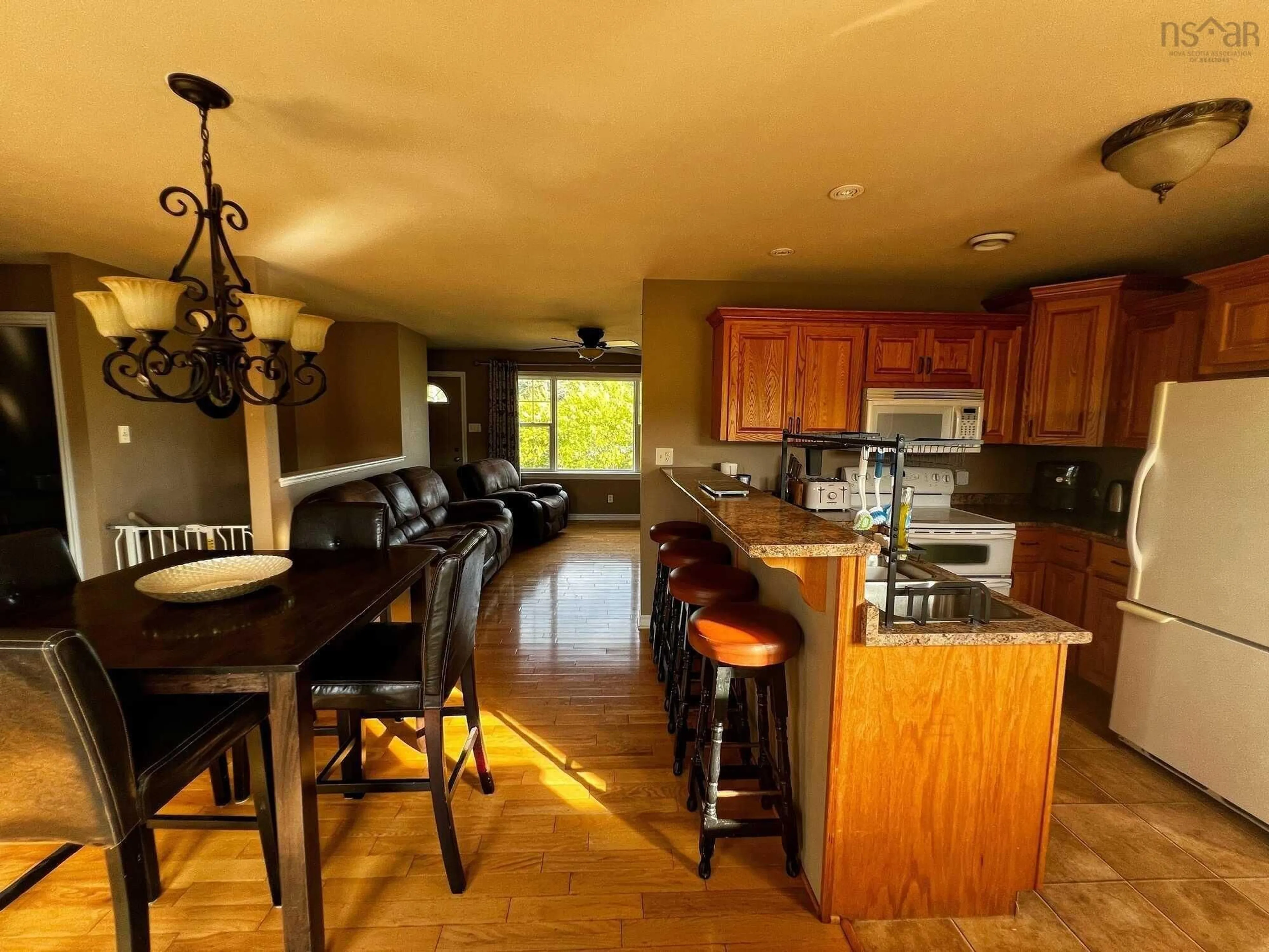 Open concept kitchen, unknown for 228 Green Hill Rd, Alma Nova Scotia B0K 2A0