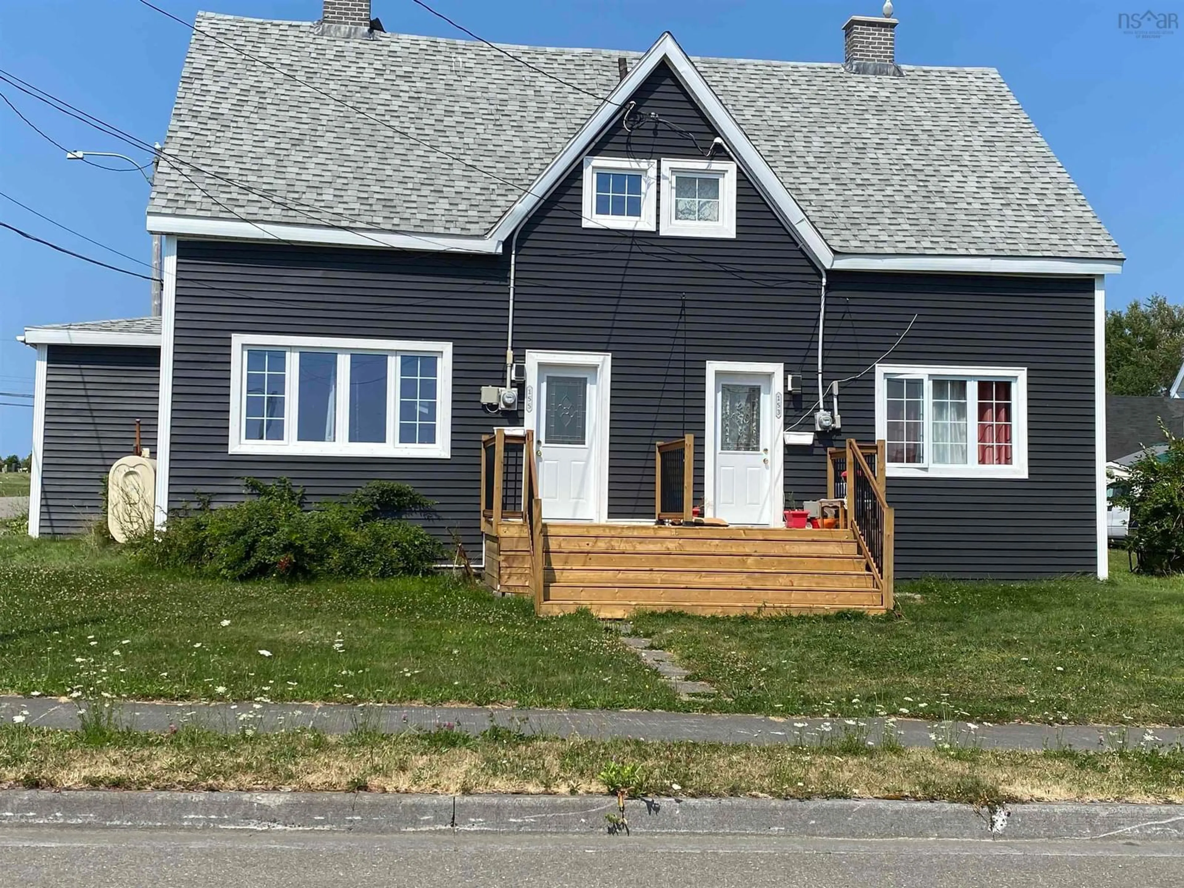 Home with vinyl exterior material, street for 153 Mansfield St, Glace Bay Nova Scotia B1A 3N6