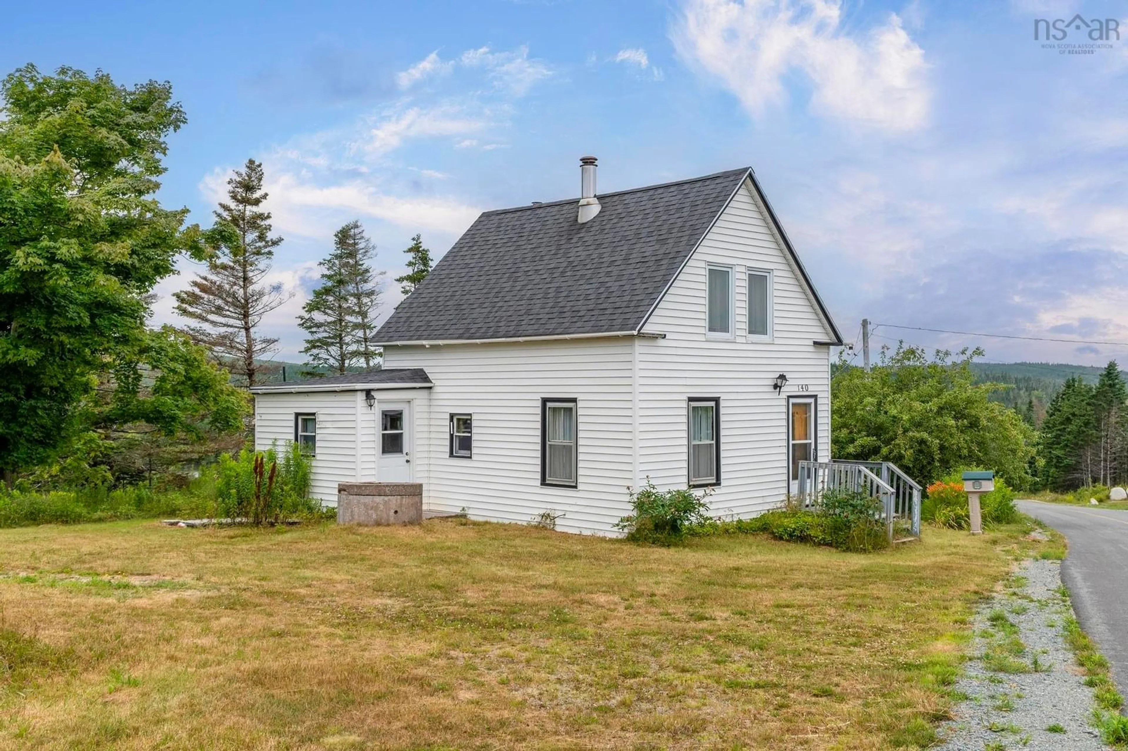 A pic from outside/outdoor area/front of a property/back of a property/a pic from drone, unknown for 140 Hartling Rd, West Quoddy Nova Scotia B0J 2R0