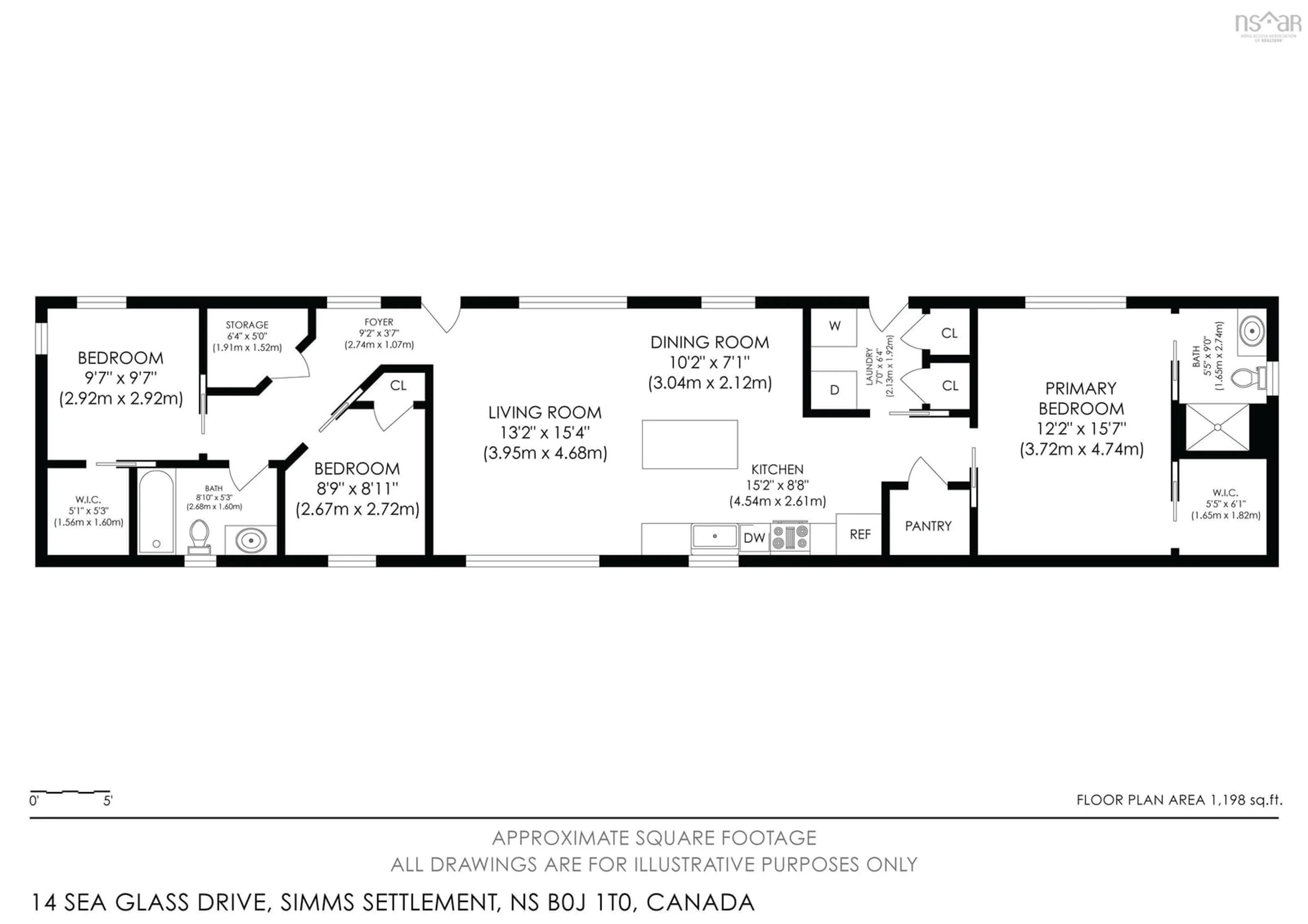 Floor plan for 14 Sea Glass Dr, Simms Settlement Nova Scotia B0J 1T0
