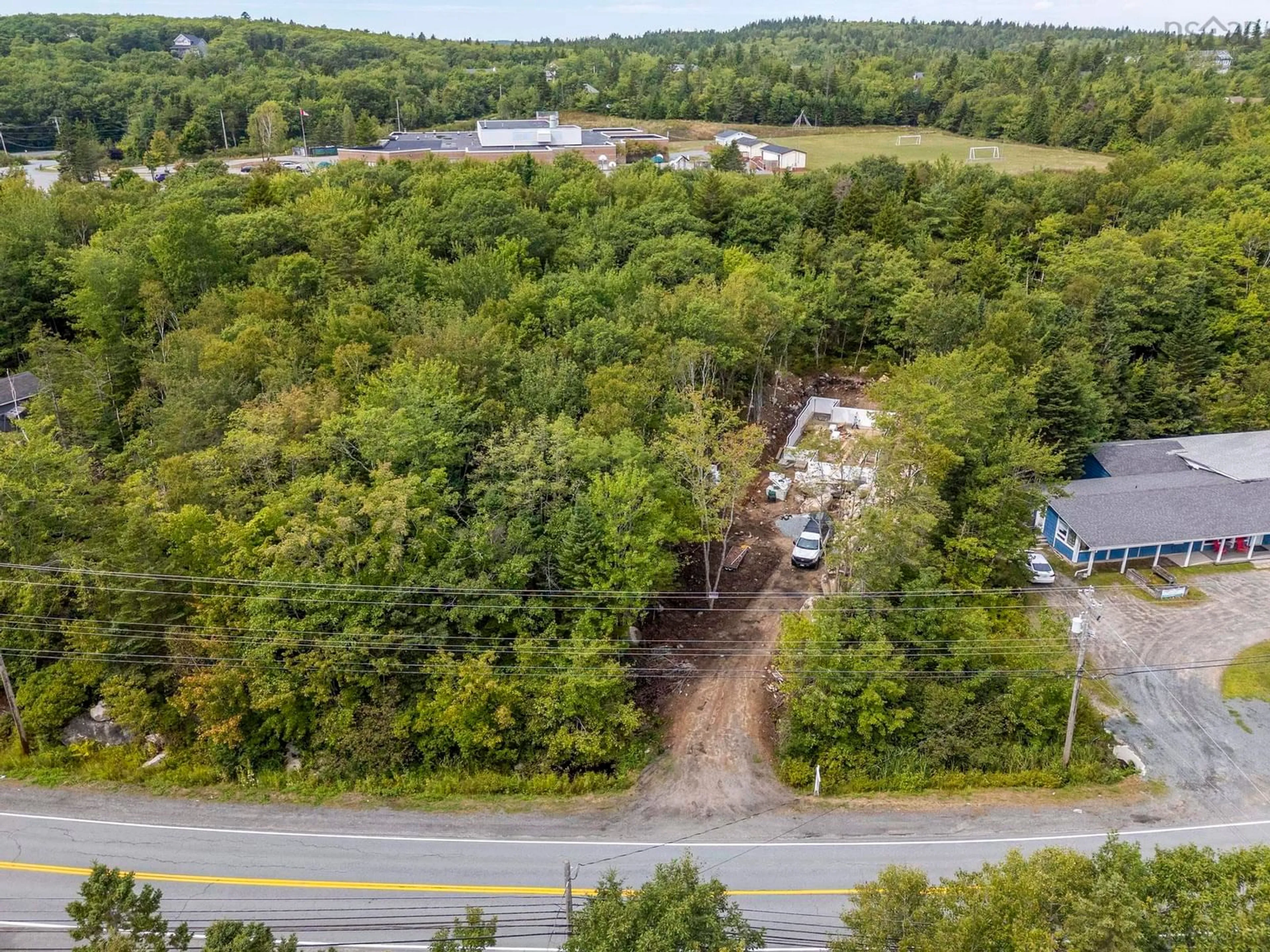 A pic from outside/outdoor area/front of a property/back of a property/a pic from drone, forest/trees view for 5597 St Margarets Bay Rd, Head Of St. Margarets Bay Nova Scotia B3Z 2H8