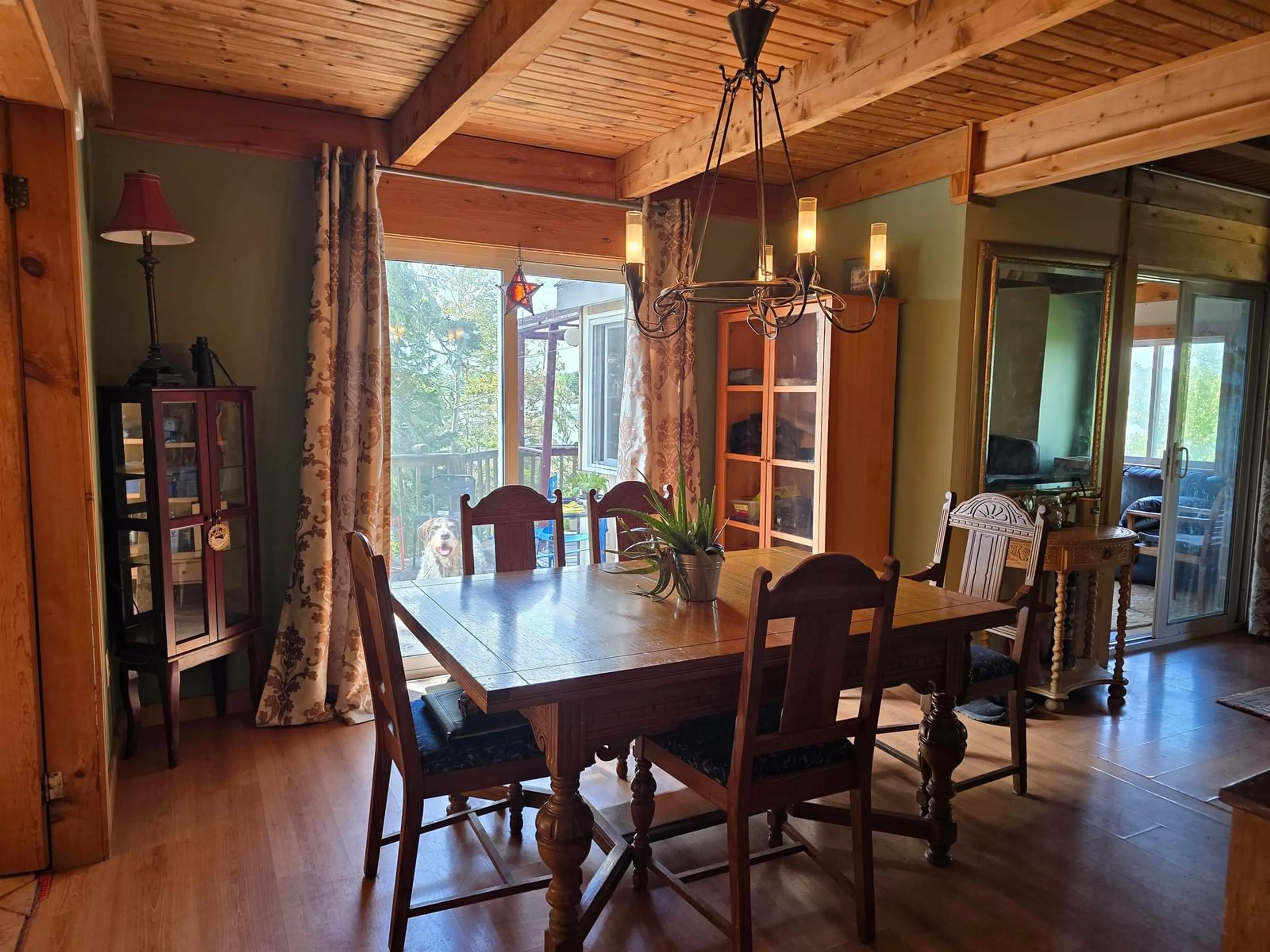 Dining room, wood/laminate floor for 582 Highway 331, Mill Village Nova Scotia B0J 2H0