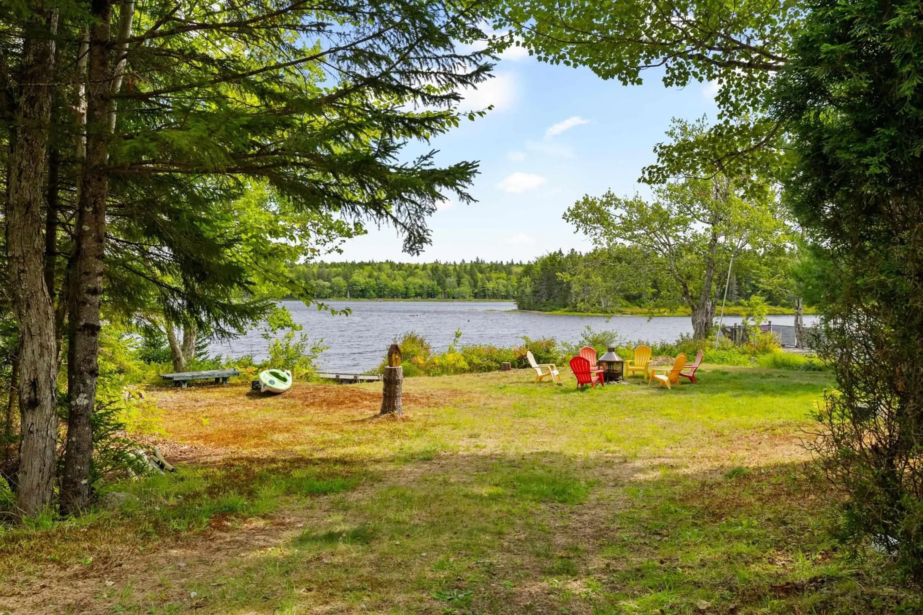 Patio, water/lake/river/ocean view for 351 Sherwood Forest Rd, Sherwood Nova Scotia B0J 1J0
