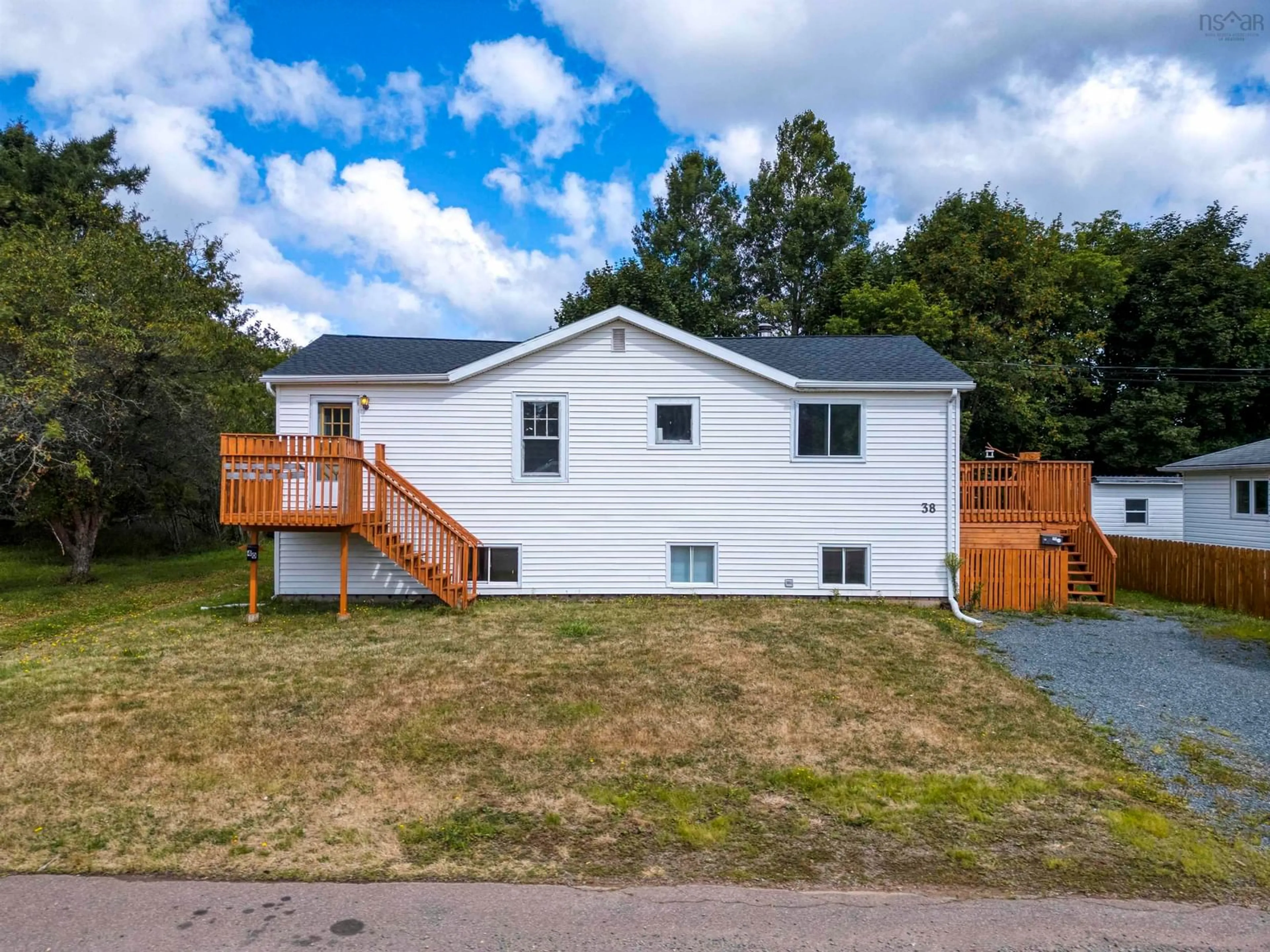 Home with vinyl exterior material, street for Salter Ave #38/40, Truro Nova Scotia B2N 1A5
