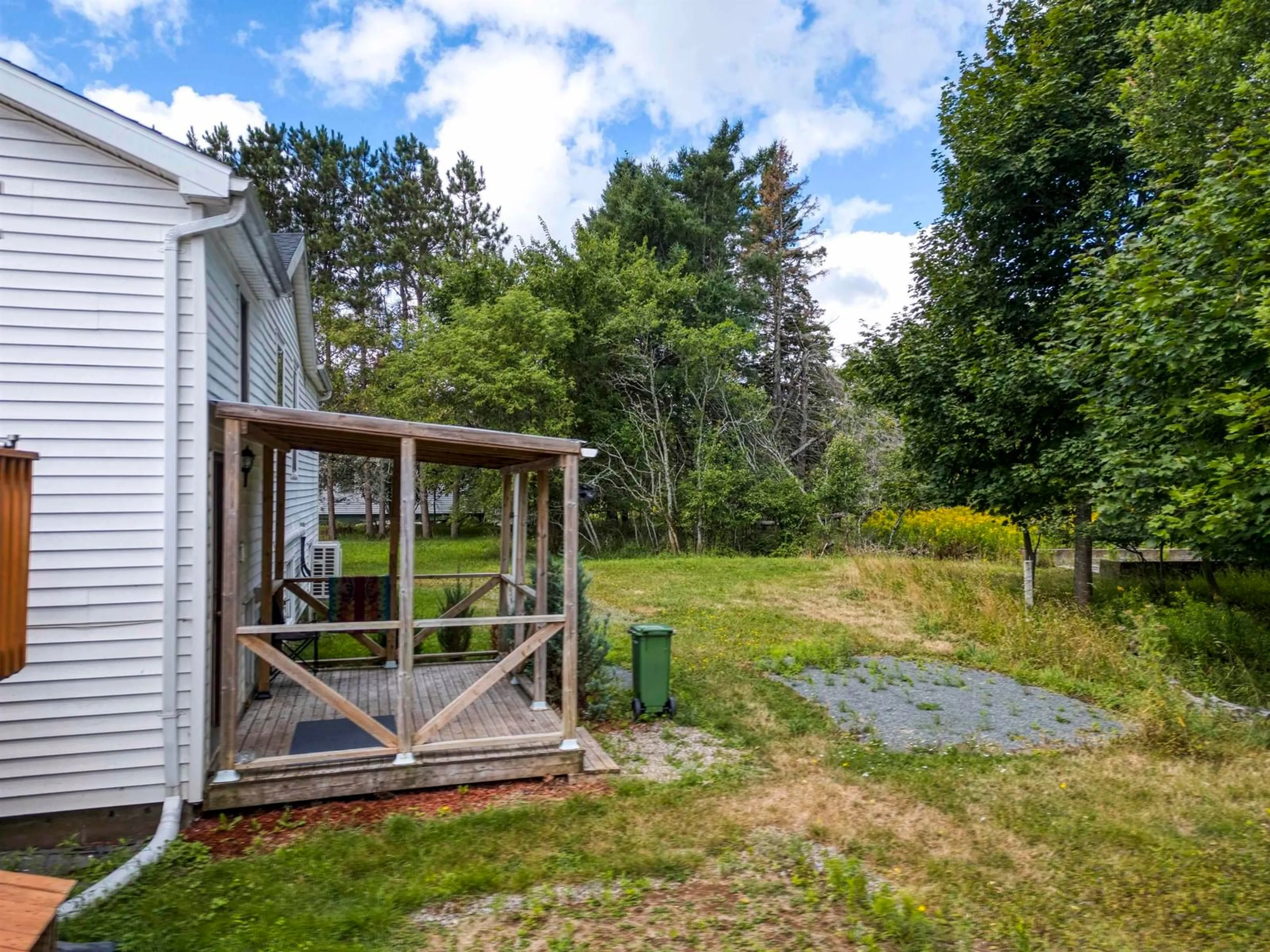 Patio, forest/trees view for Salter Ave #38/40, Truro Nova Scotia B2N 1A5