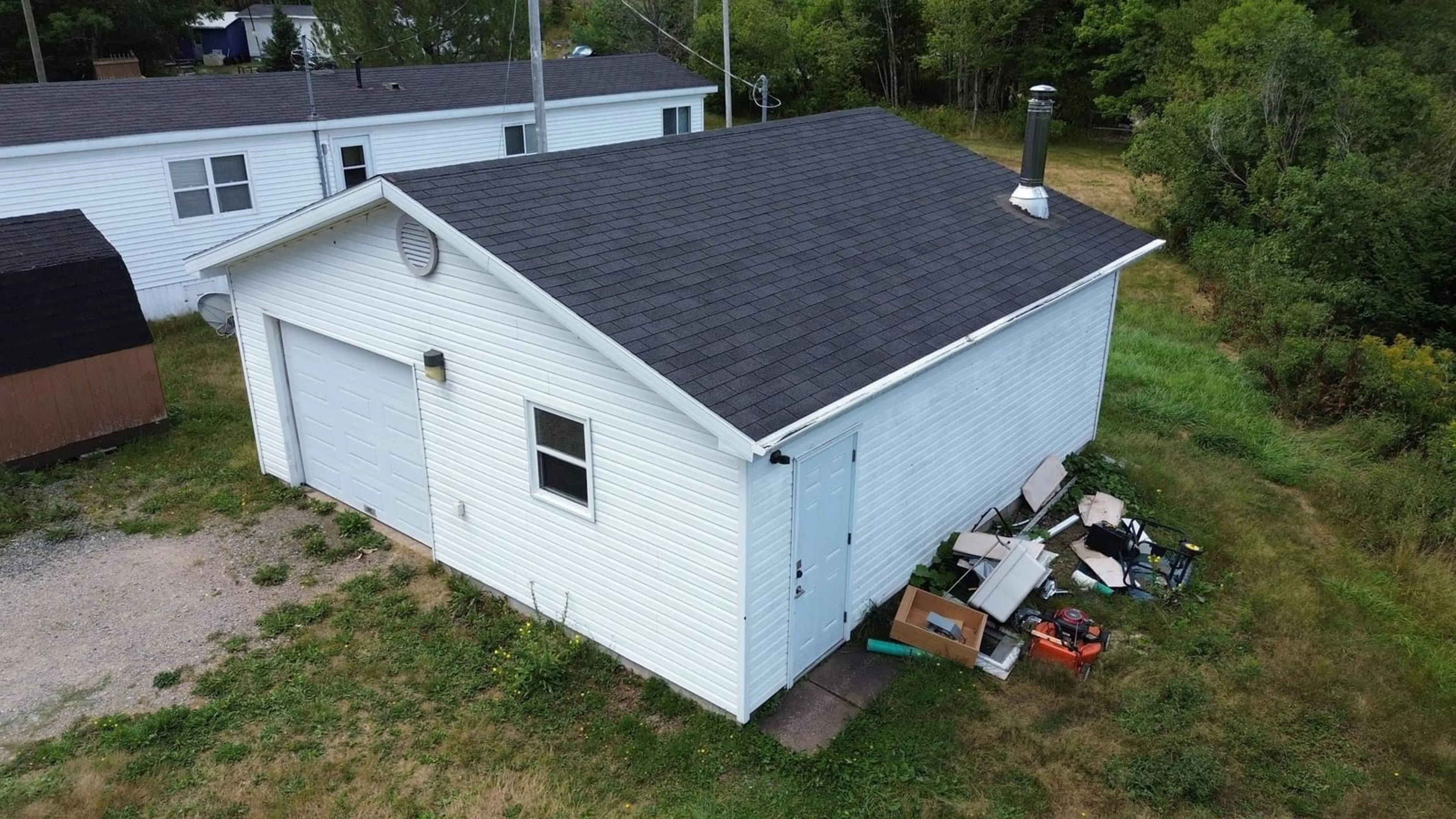 A pic from outside/outdoor area/front of a property/back of a property/a pic from drone, building for 810 Highway 252, Stewartdale Nova Scotia B0E 3M0