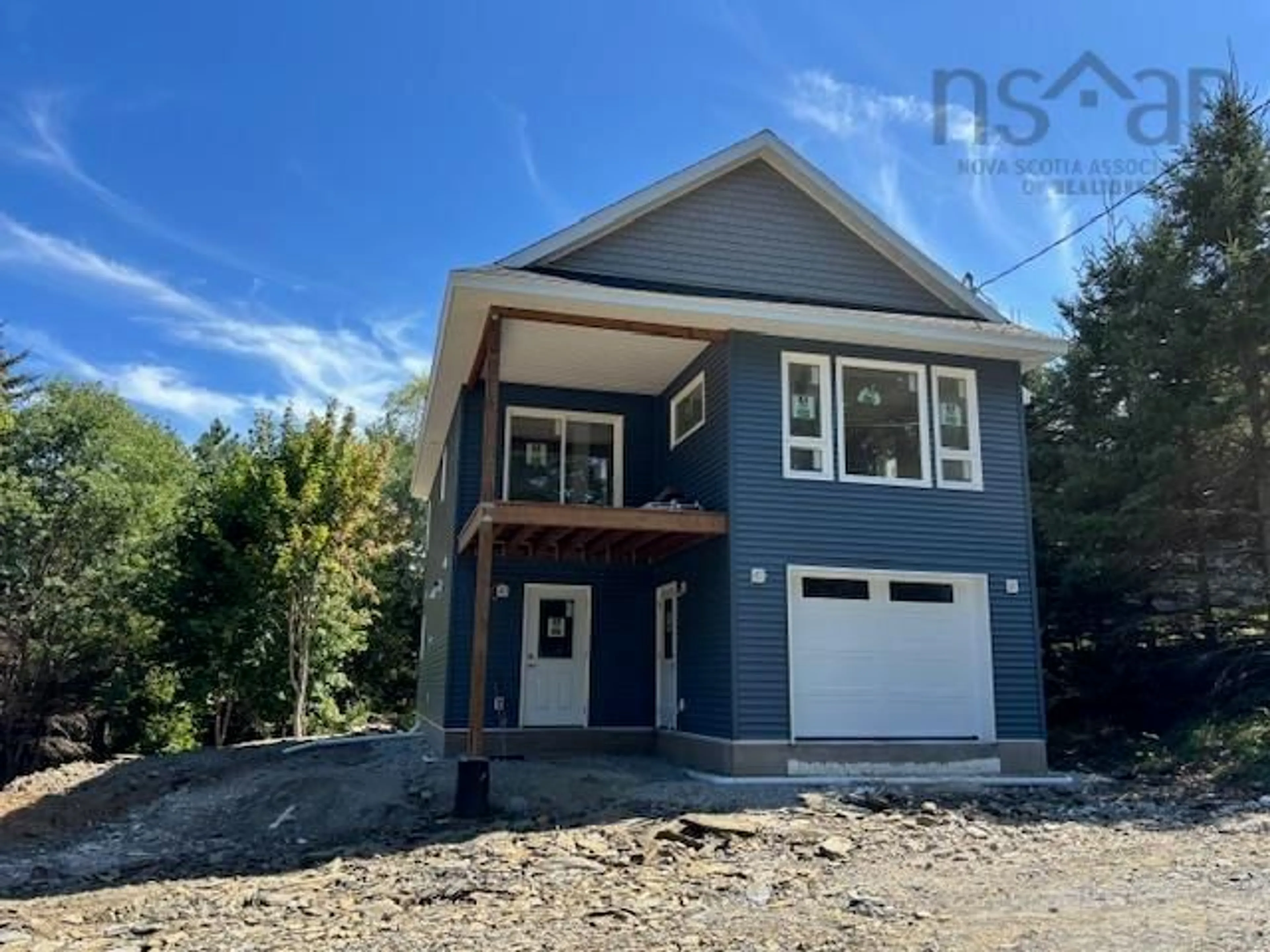 Home with vinyl exterior material, street for 1207 Italy Cross Rd, Crousetown Nova Scotia B4V 6R5
