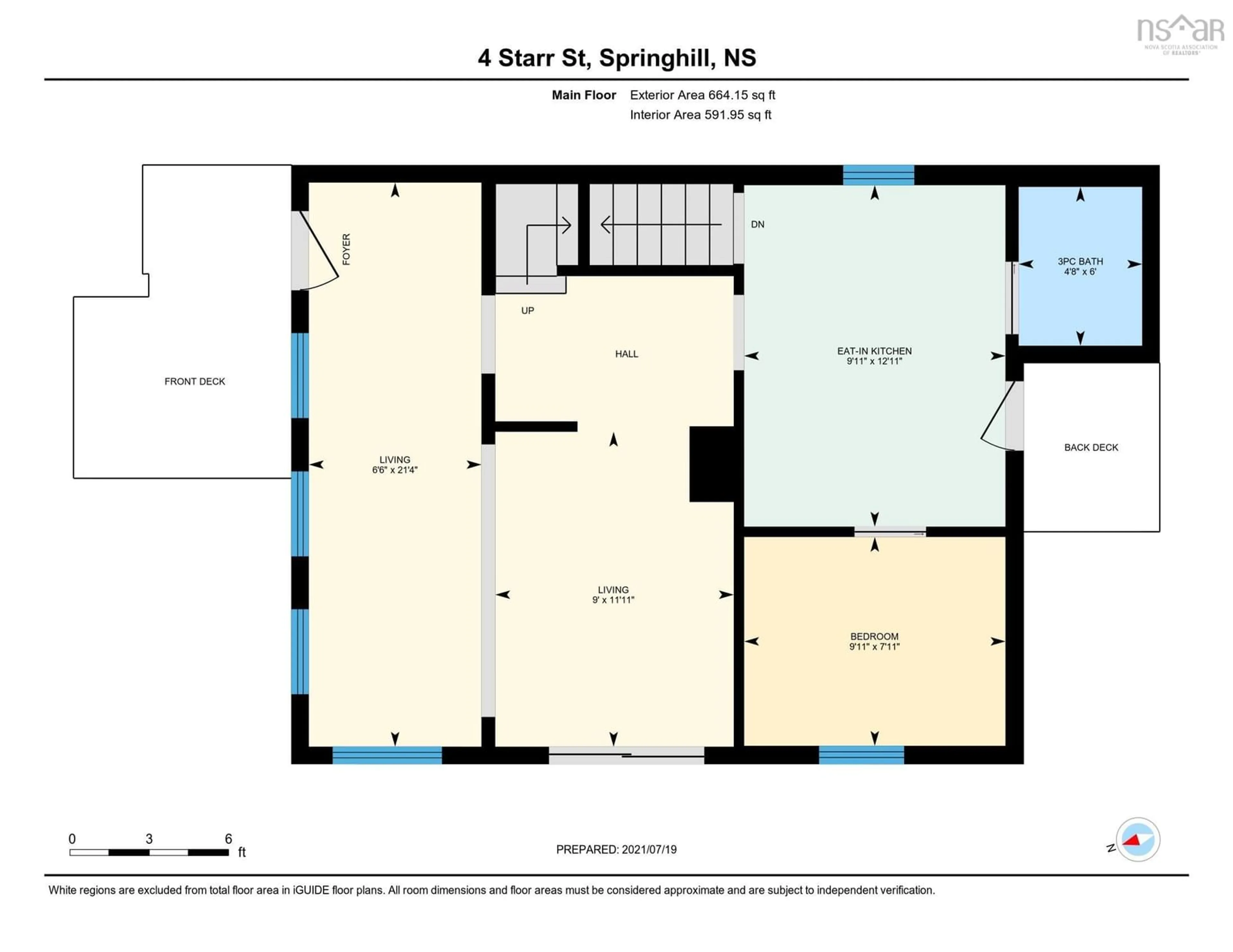 Floor plan for 4 Starr St, Springhill Nova Scotia B0M 1X0