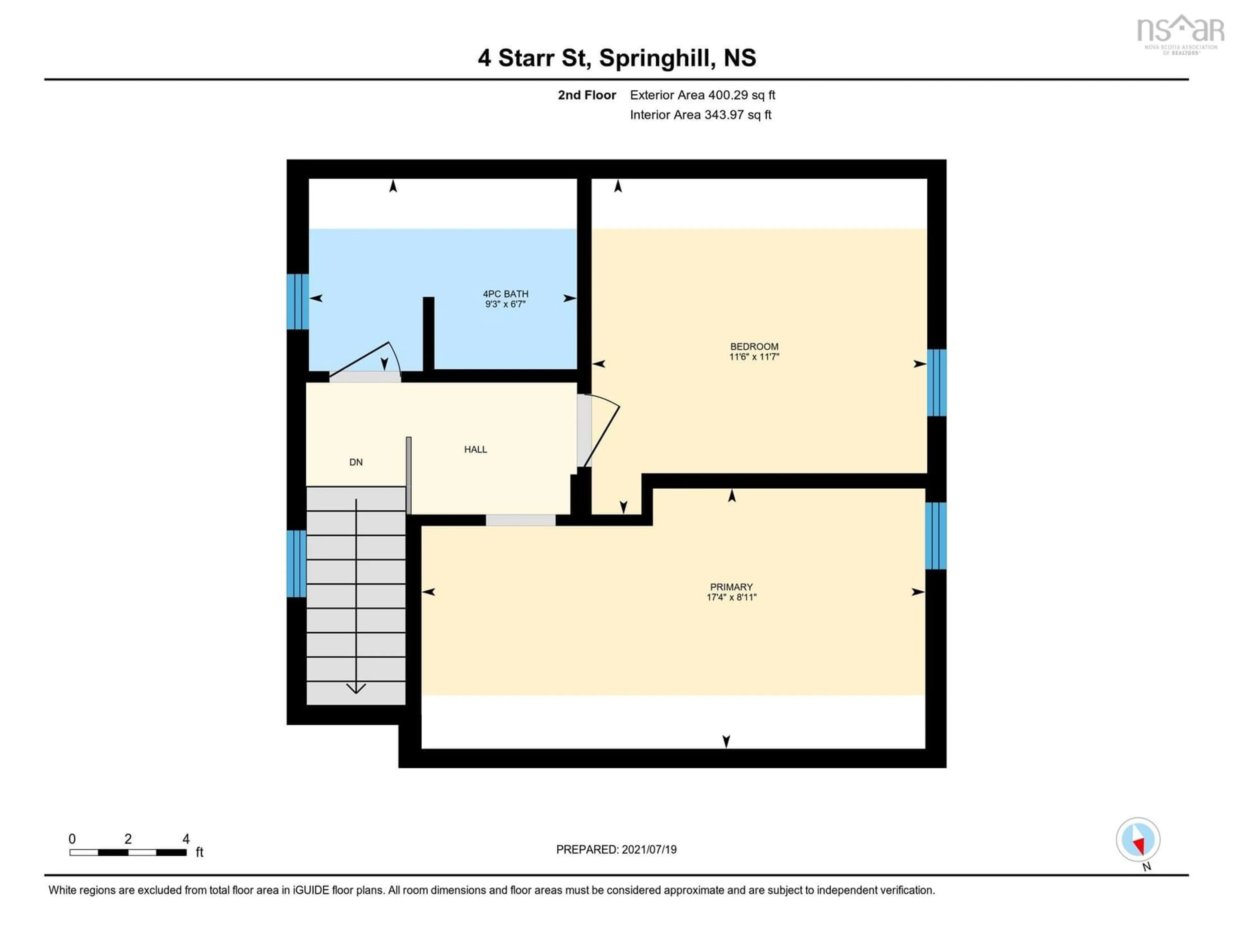 Floor plan for 4 Starr St, Springhill Nova Scotia B0M 1X0