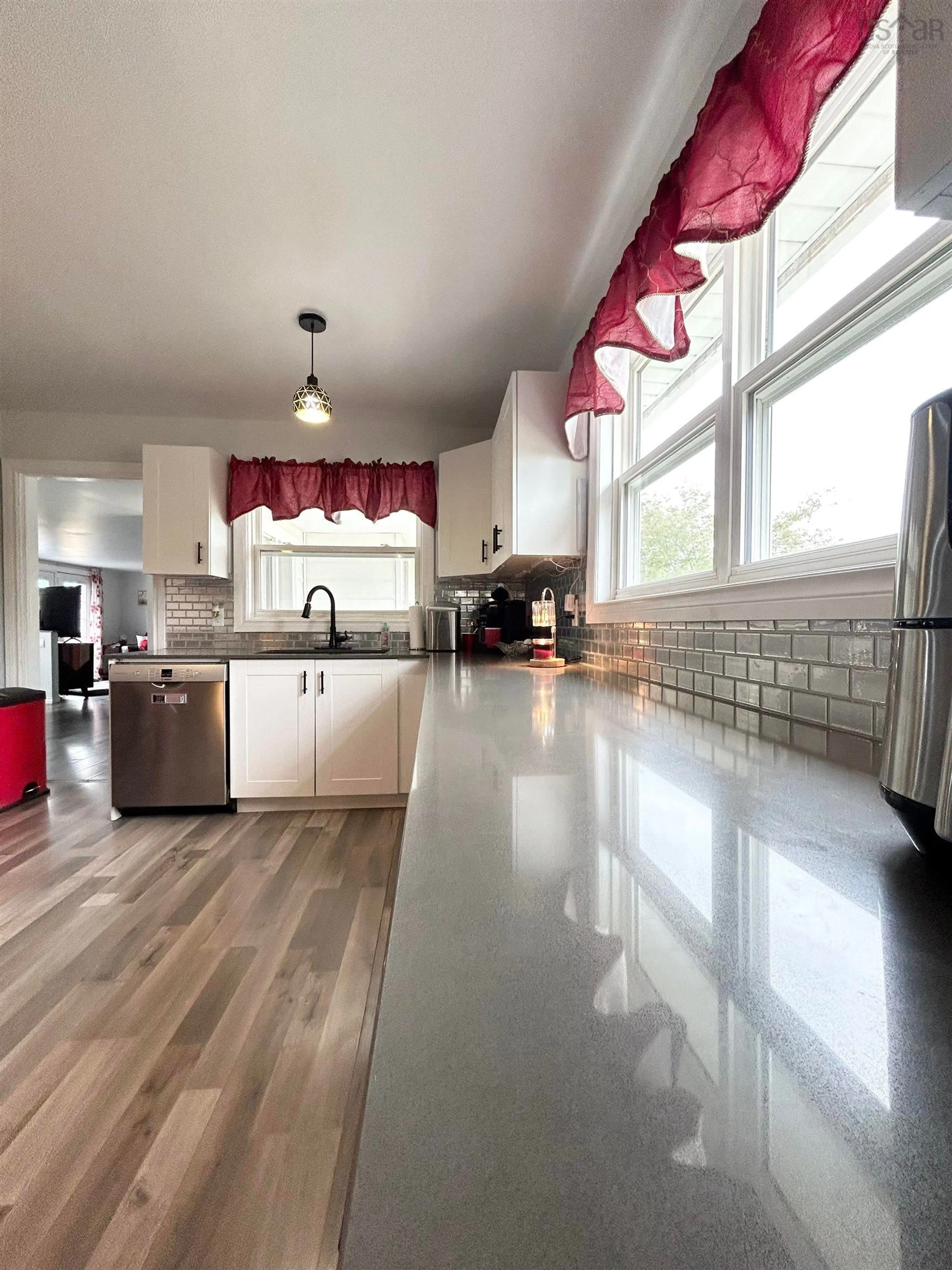 Open concept kitchen, ceramic/tile floor for 8 Smith Ave, Springhill Nova Scotia B0M 1X0