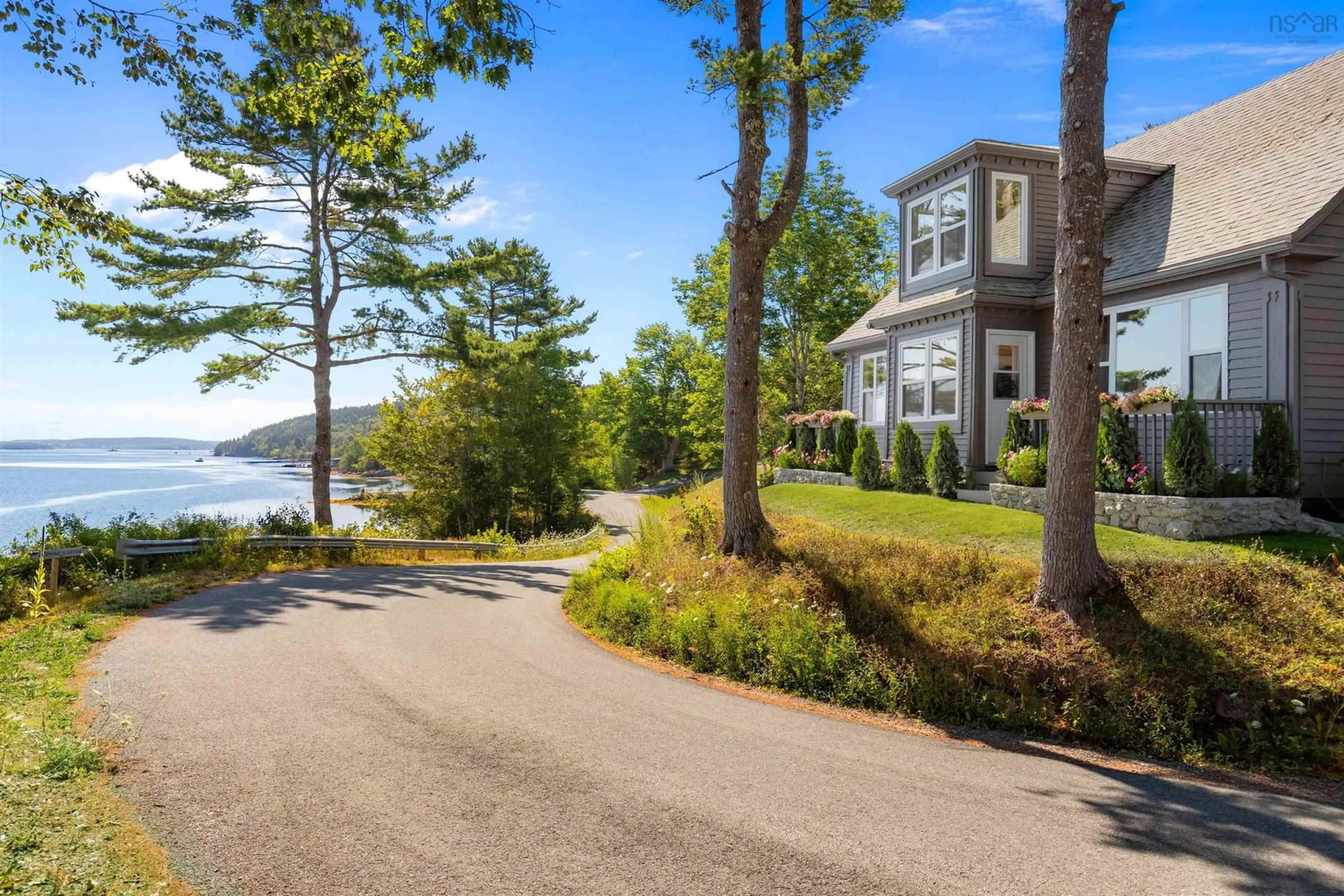 Patio, water/lake/river/ocean view for 48 Pentz Rd, Pentz Nova Scotia B0R 1G0