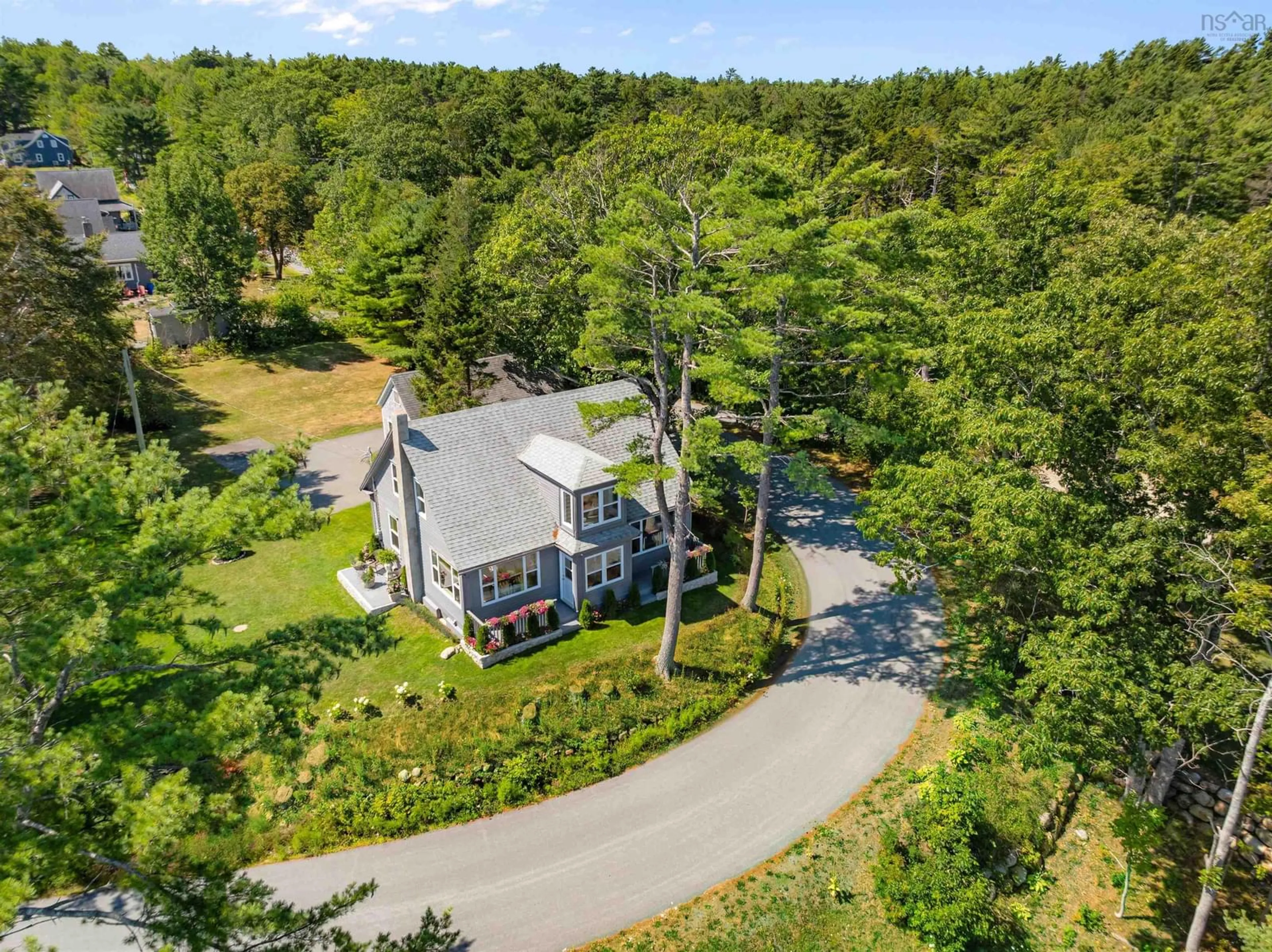 A pic from outside/outdoor area/front of a property/back of a property/a pic from drone, unknown for 48 Pentz Rd, Pentz Nova Scotia B0R 1G0