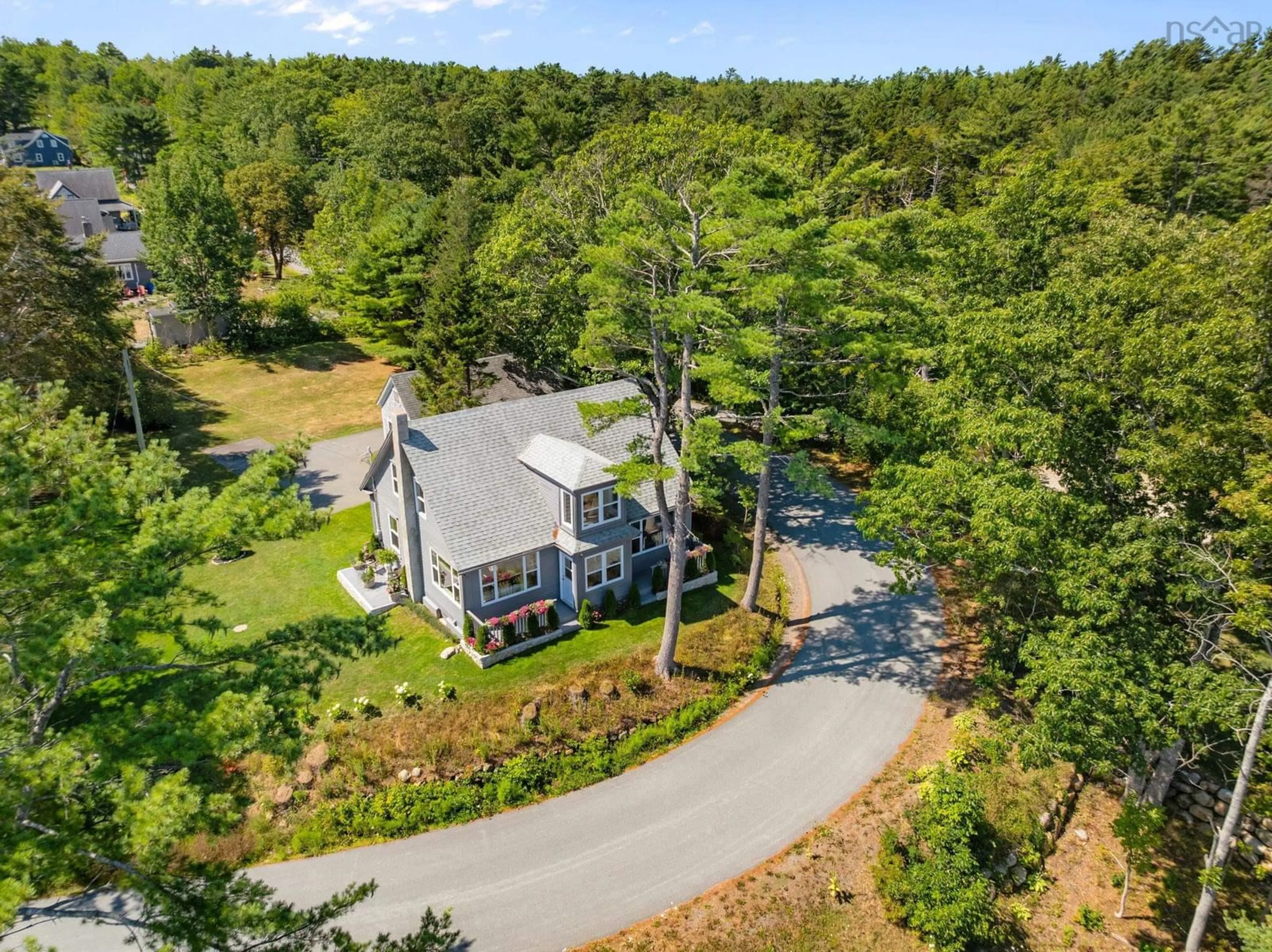 A pic from outside/outdoor area/front of a property/back of a property/a pic from drone, unknown for 48 Pentz Rd, Pentz Nova Scotia B0R 1G0