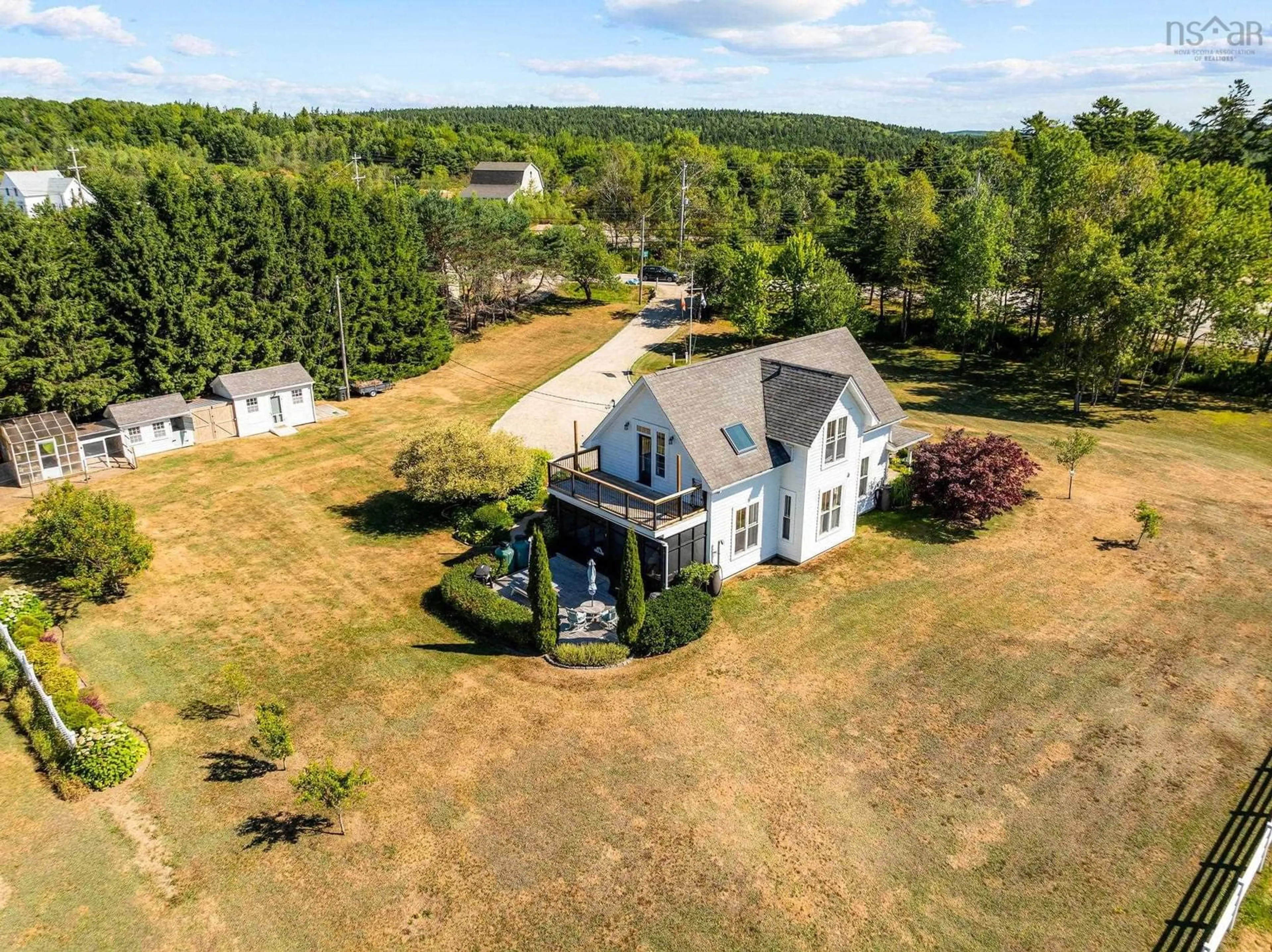A pic from outside/outdoor area/front of a property/back of a property/a pic from drone, unknown for 4303 3 Hwy, Chester Nova Scotia B0J 1J0
