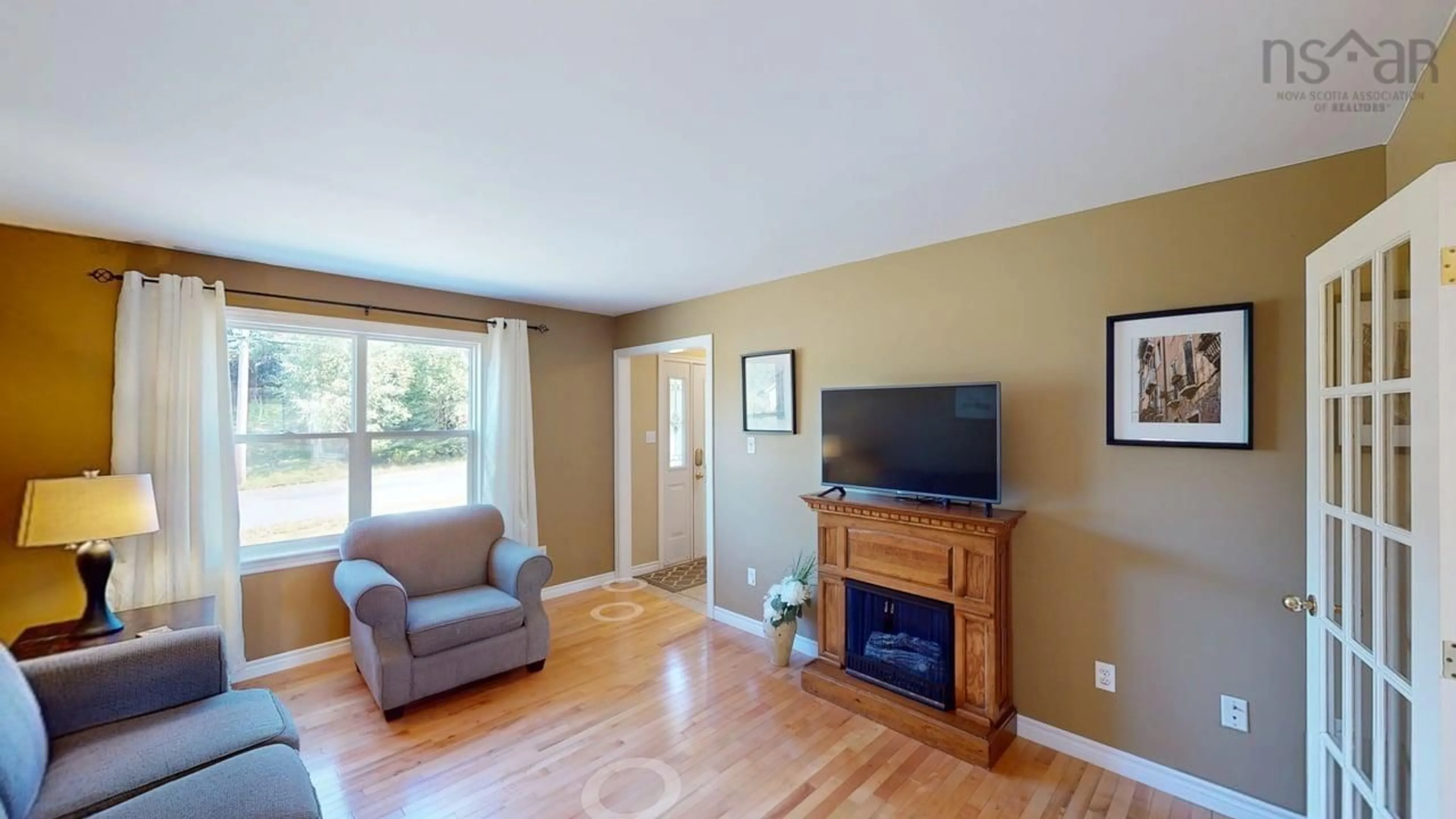 Living room with furniture, wood/laminate floor for 180 Birchview Cres, New Glasgow Nova Scotia B2H 5T5