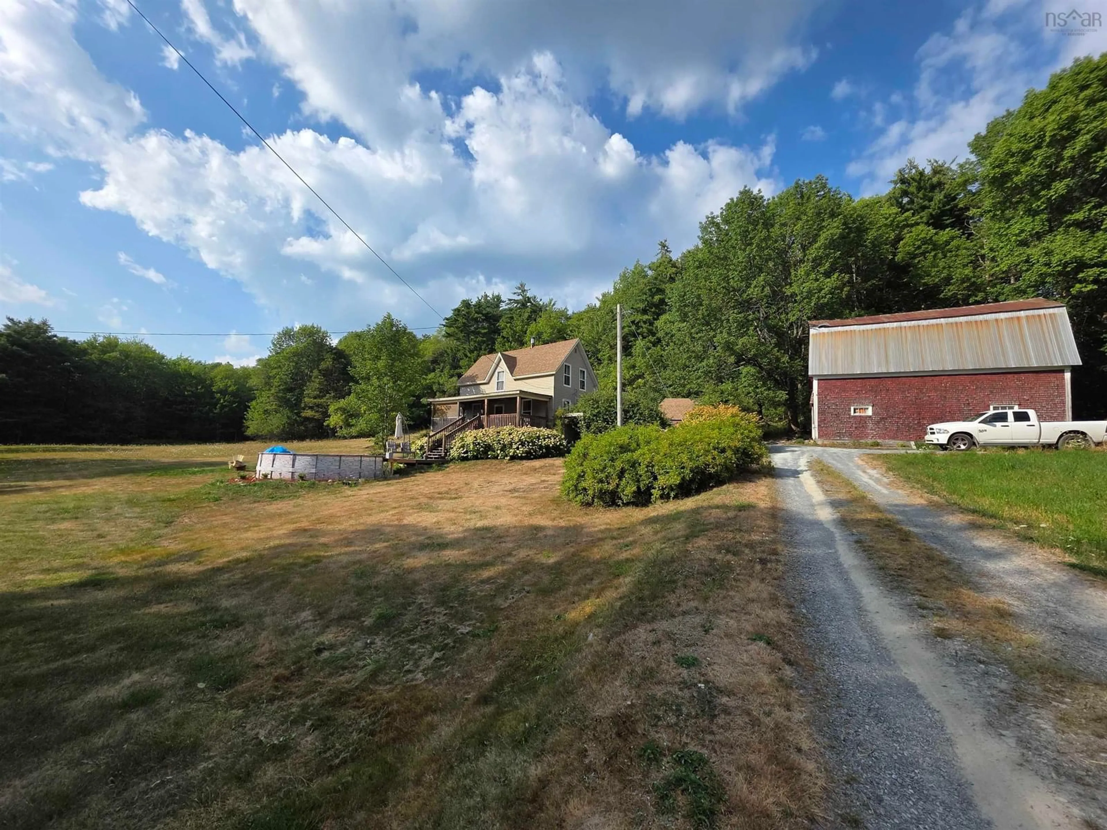 A pic from outside/outdoor area/front of a property/back of a property/a pic from drone, unknown for 40 Rosette Rd, North Brookfield Nova Scotia B0T 1X0