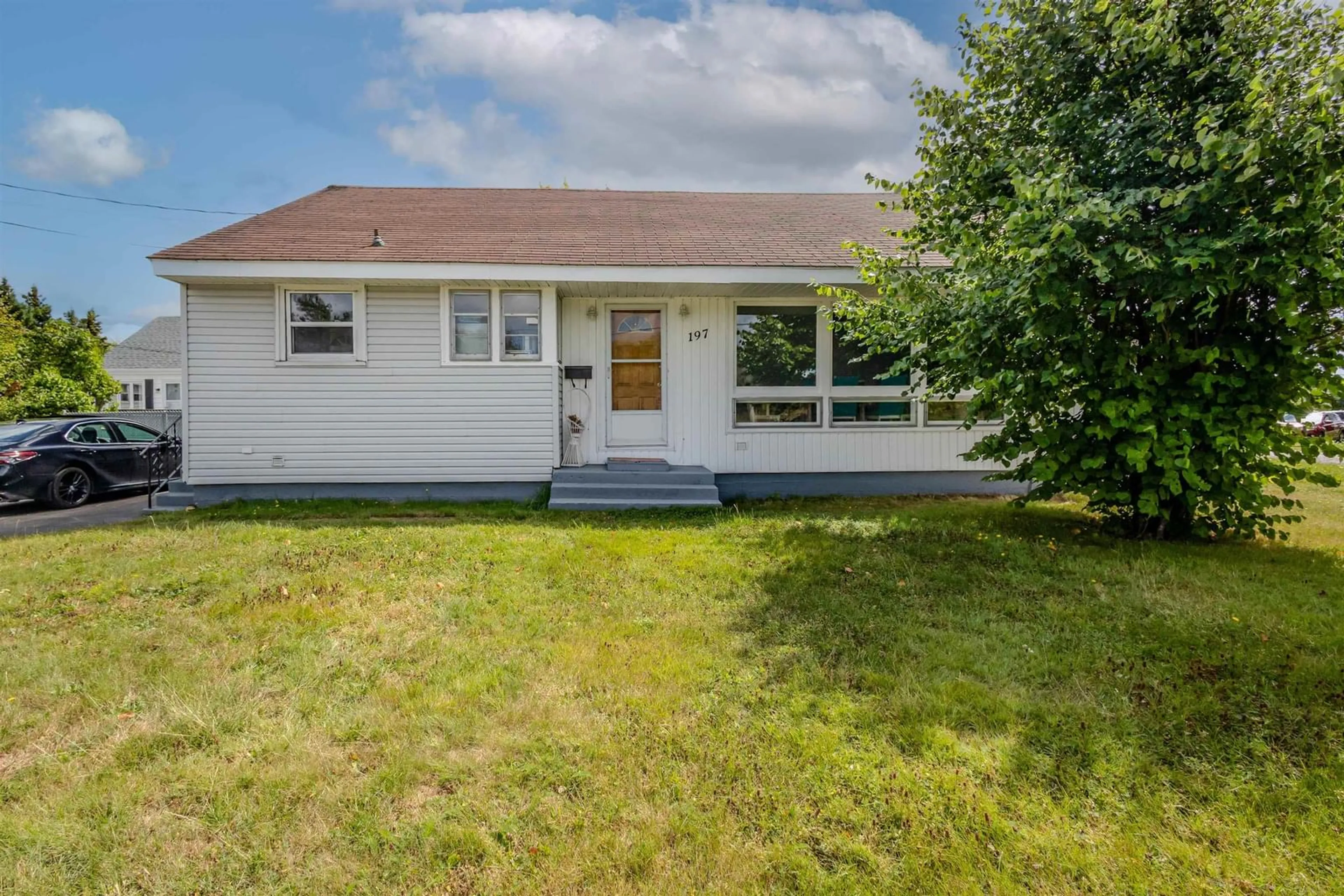 Home with vinyl exterior material, street for 197 Coxheath Rd, Coxheath Nova Scotia B1R 1R7