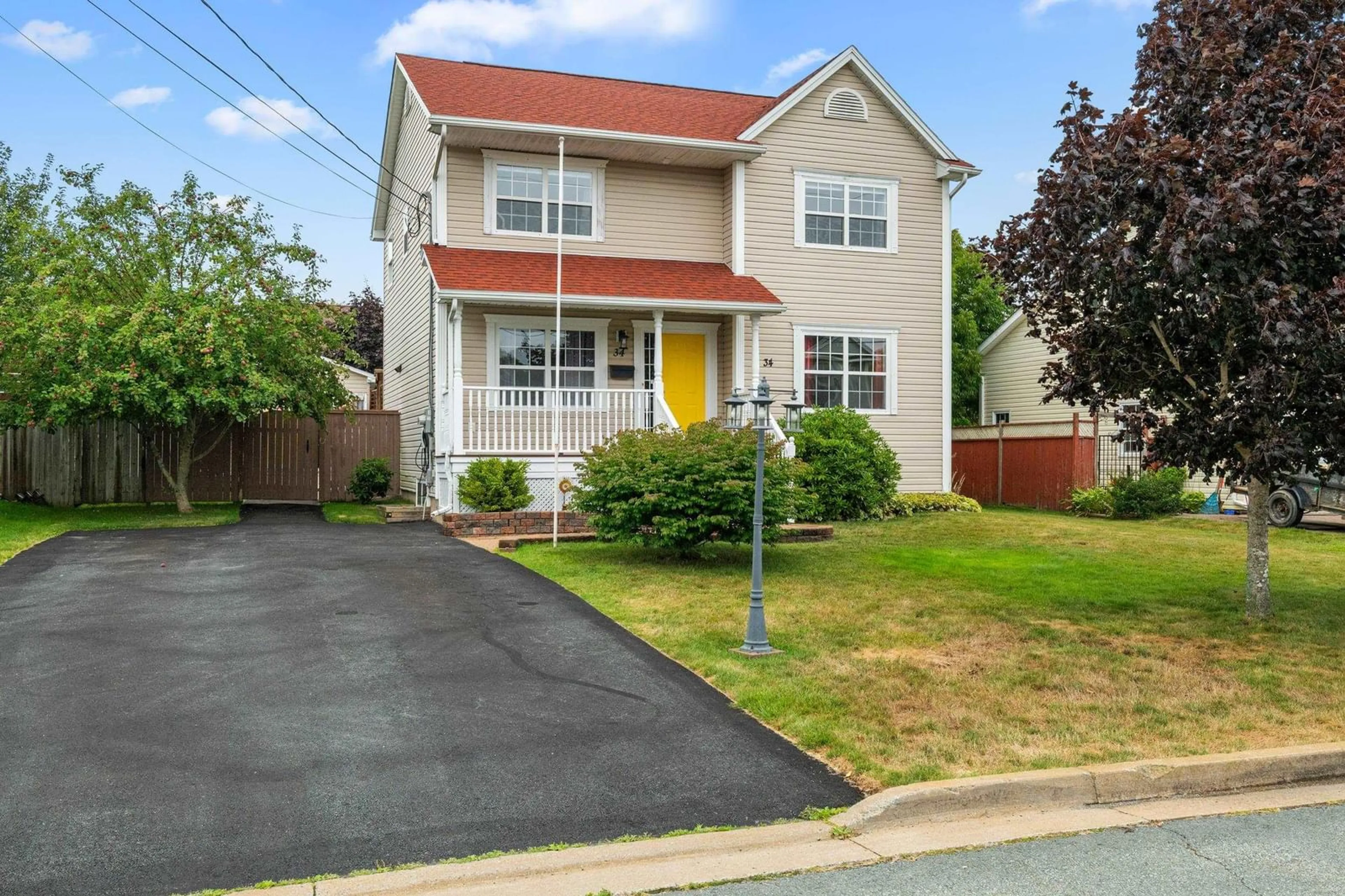 Home with vinyl exterior material, street for 34 Pearl Dr, Cole Harbour Nova Scotia B2V 2T7