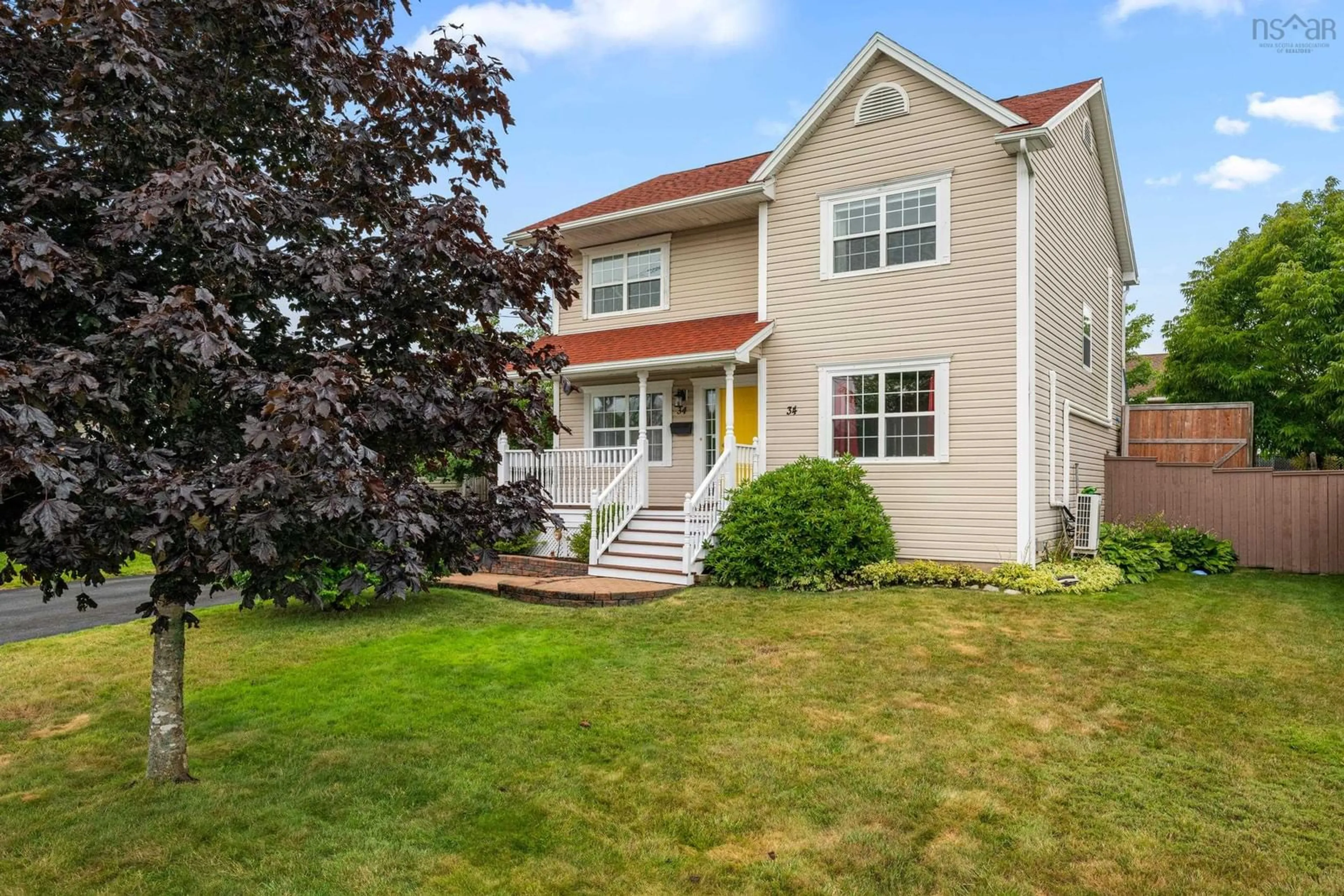 Home with vinyl exterior material, street for 34 Pearl Dr, Cole Harbour Nova Scotia B2V 2T7