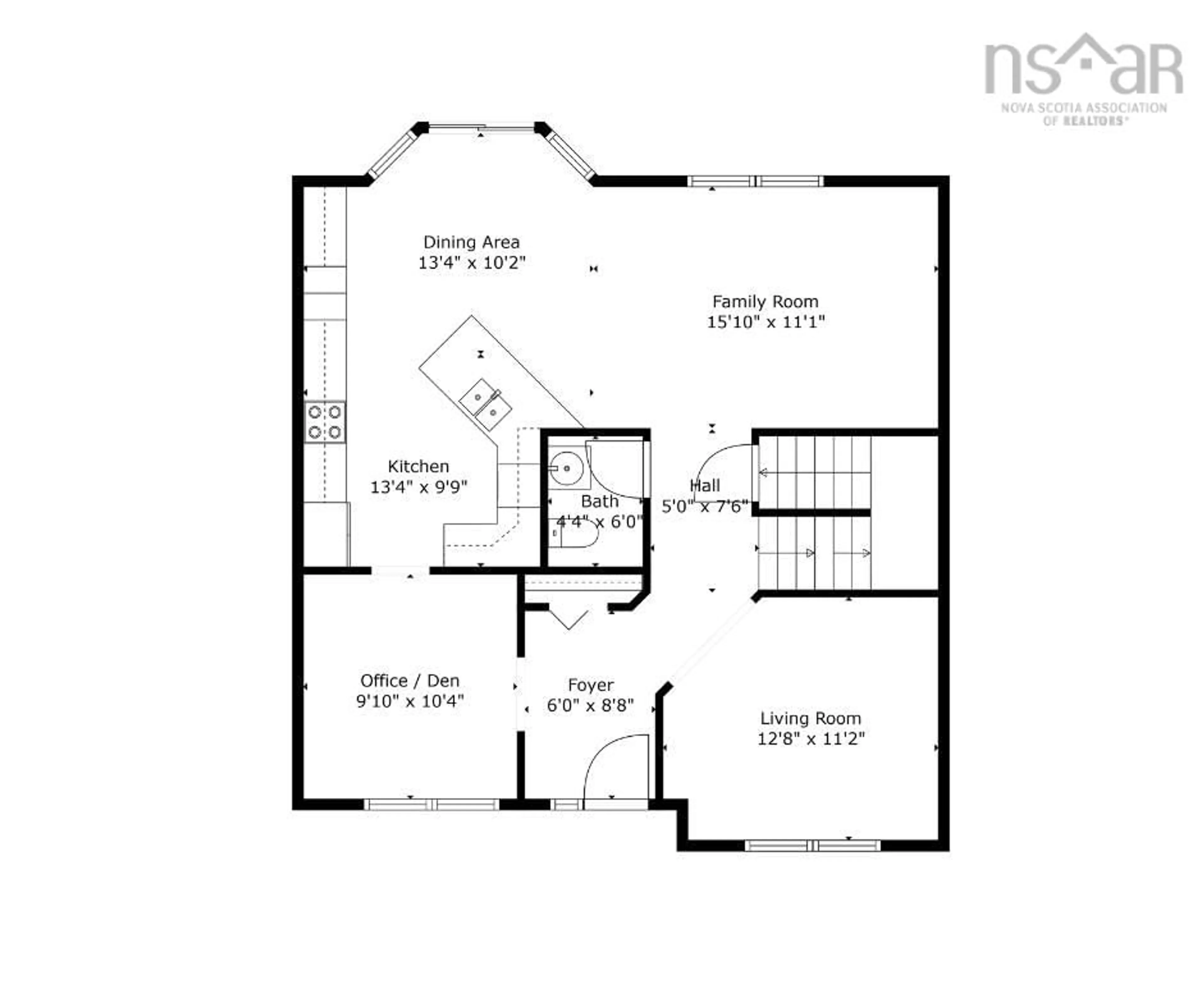 Floor plan for 34 Pearl Dr, Cole Harbour Nova Scotia B2V 2T7