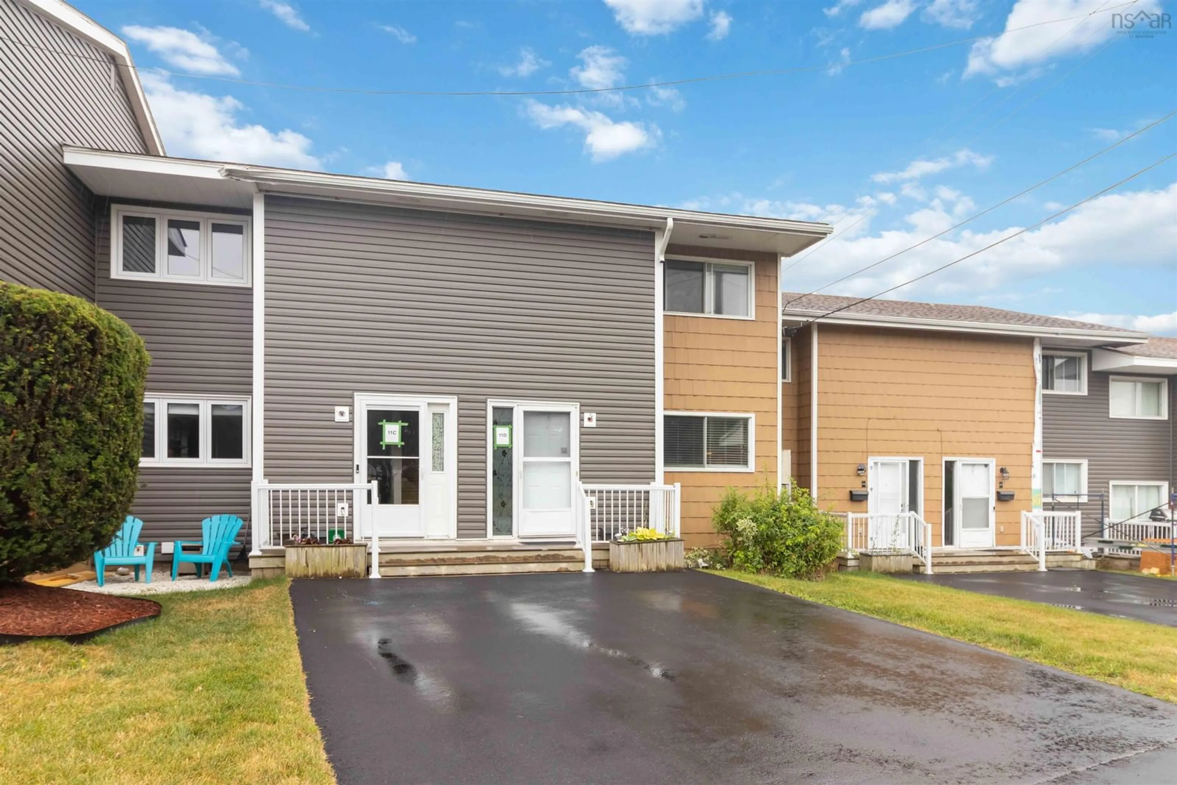 Home with vinyl exterior material, street for 11D Arklow Dr, Dartmouth Nova Scotia B2W 4J6