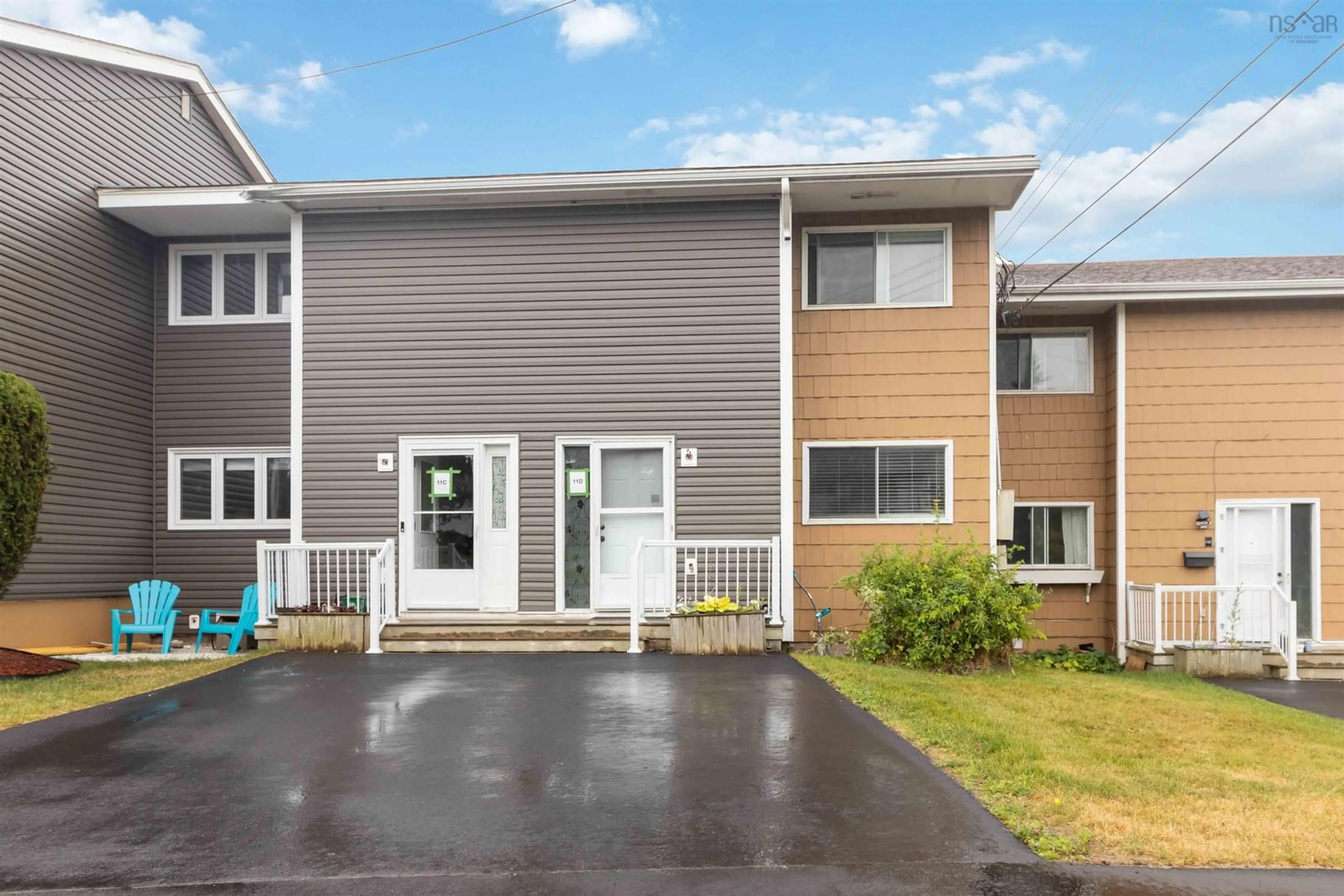 Home with vinyl exterior material, street for 11D Arklow Dr, Dartmouth Nova Scotia B2W 4J6