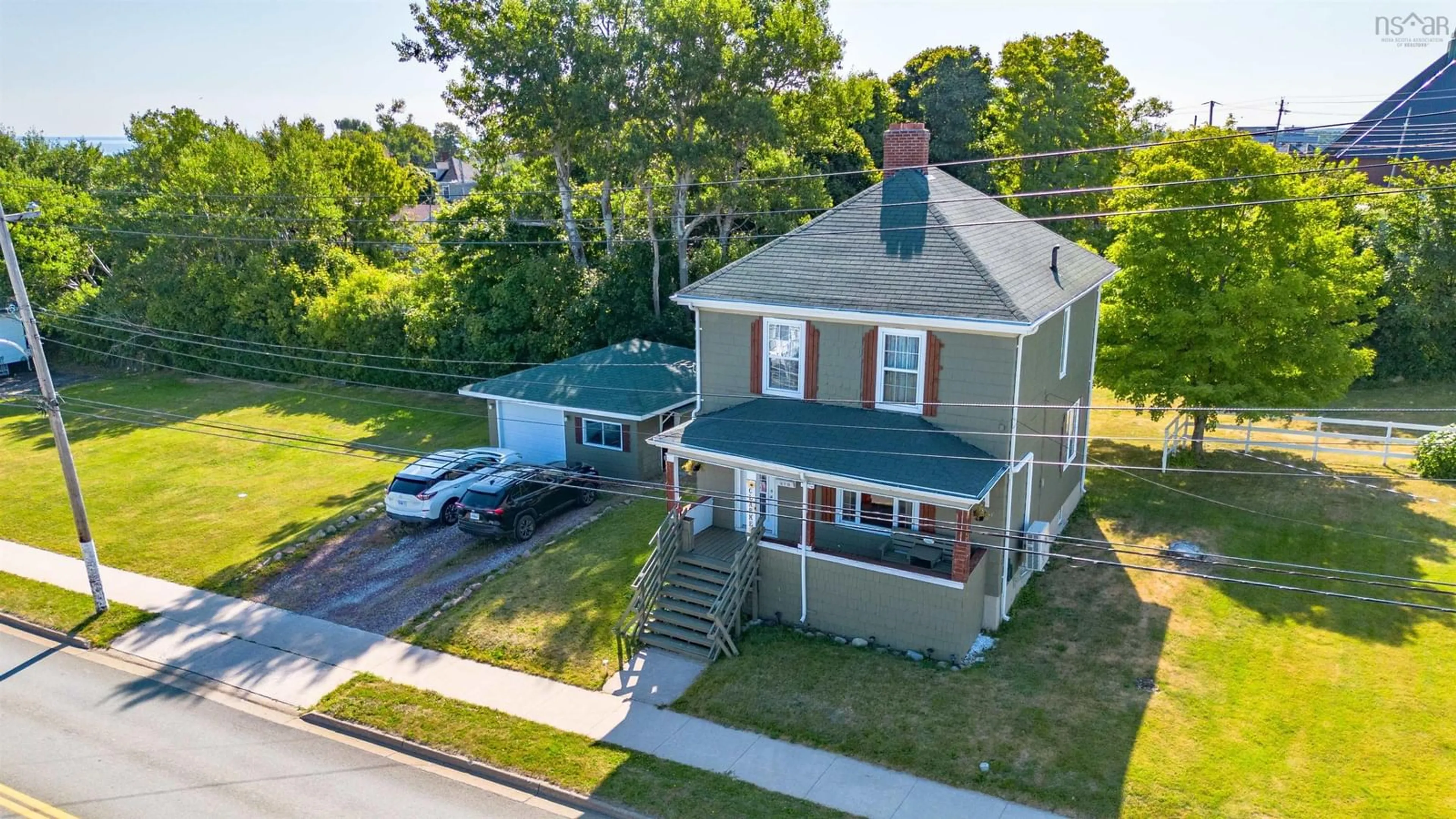 A pic from outside/outdoor area/front of a property/back of a property/a pic from drone, street for 279 King Edward St, Glace Bay Nova Scotia B1A 3W2