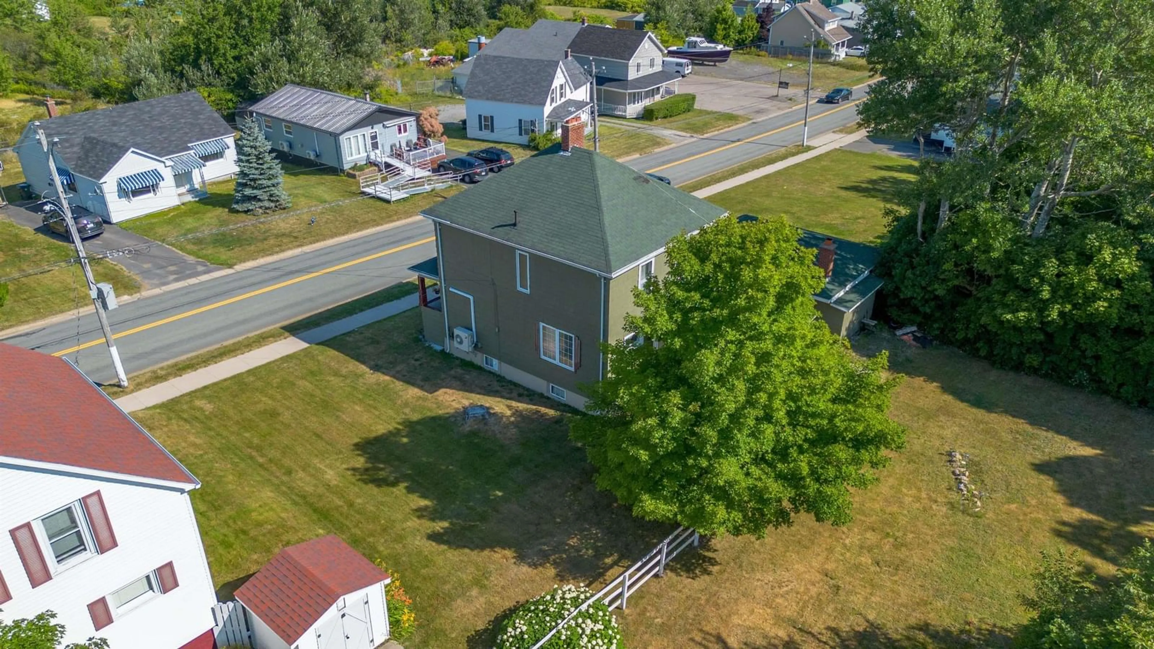 A pic from outside/outdoor area/front of a property/back of a property/a pic from drone, street for 279 King Edward St, Glace Bay Nova Scotia B1A 3W2