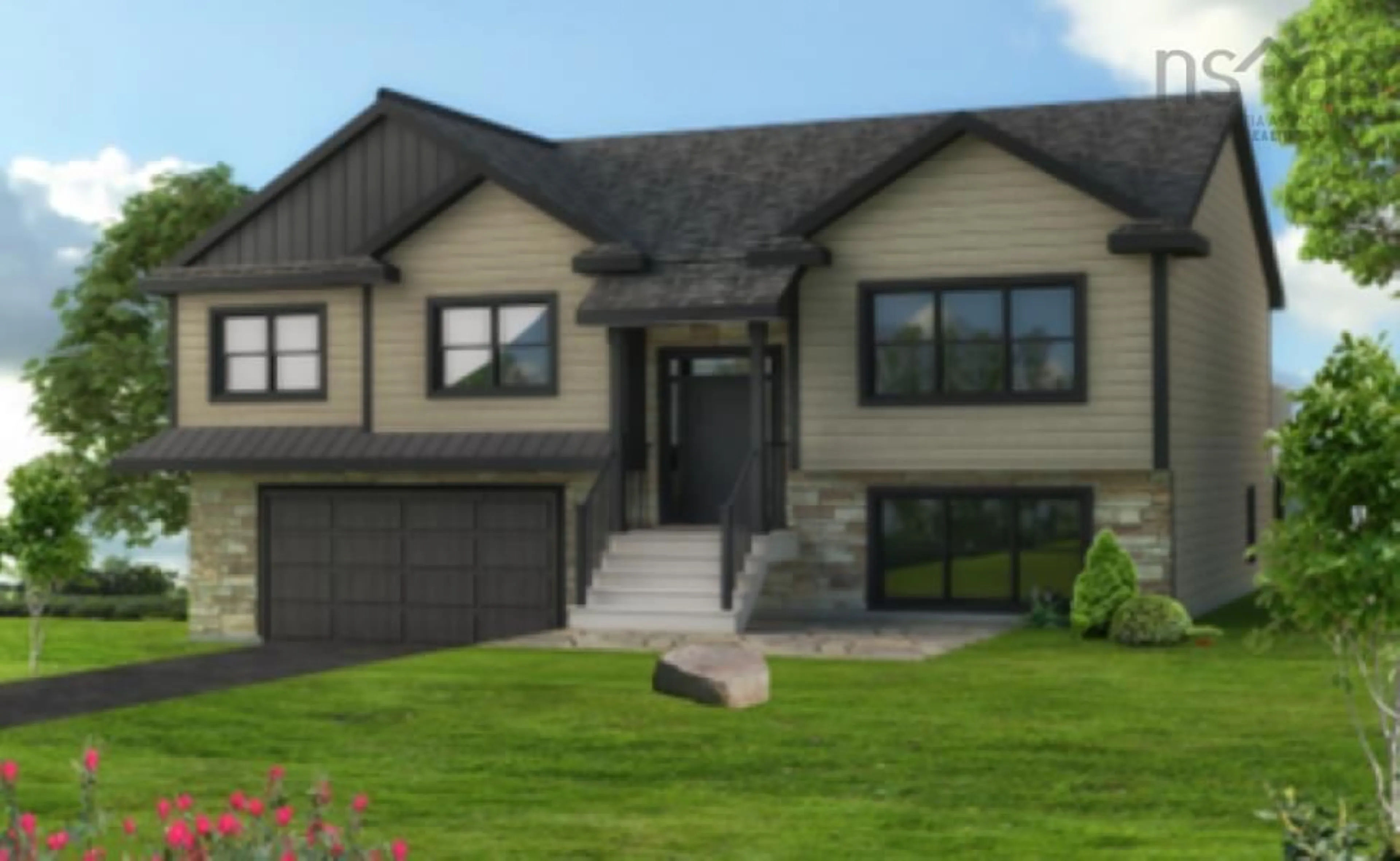 Home with vinyl exterior material, street for 329 Bondi Dr #5047, Middle Sackville Nova Scotia B4E 0W3