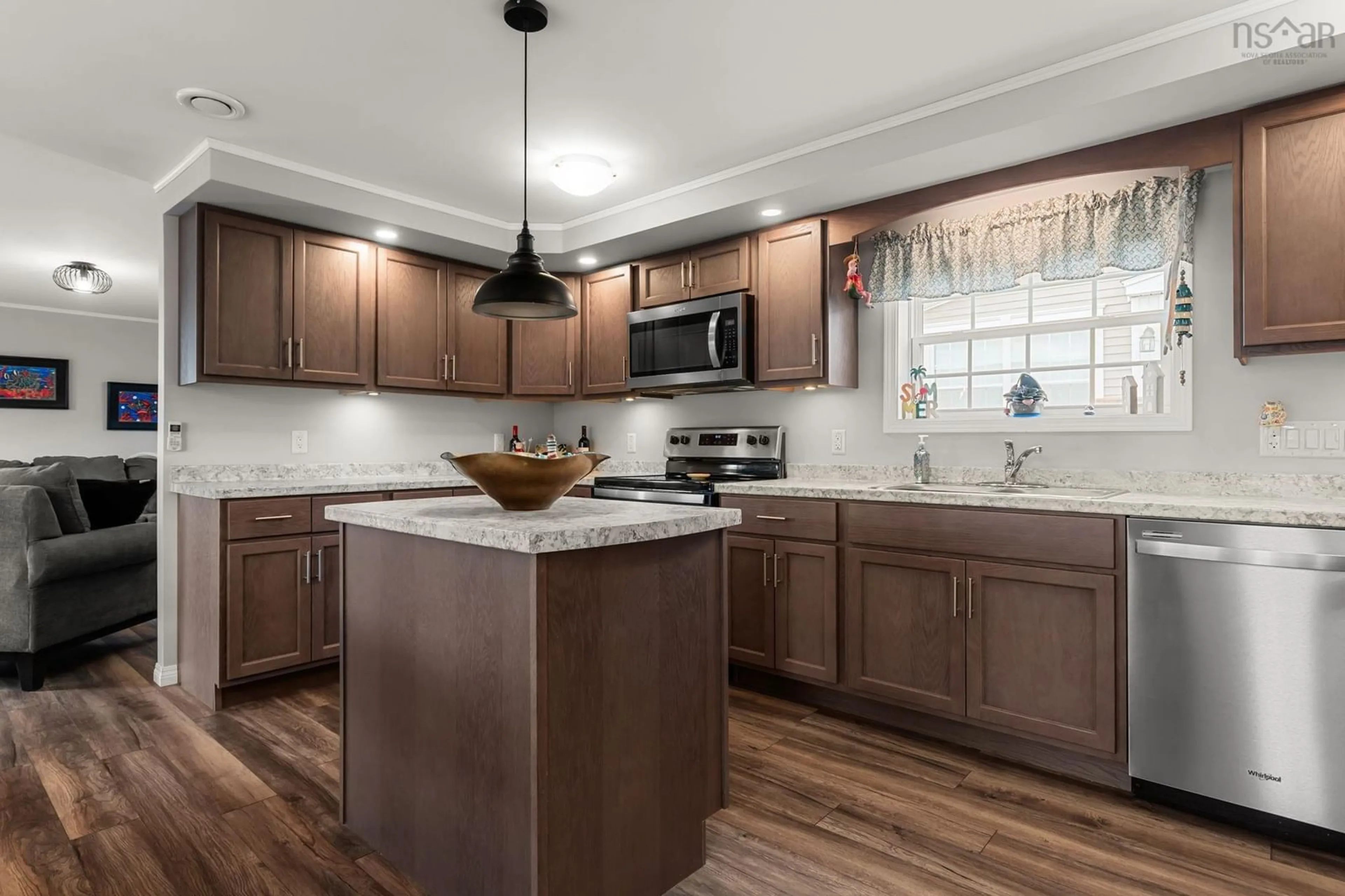 Open concept kitchen, unknown for 35 Eighth St, Lucasville Nova Scotia B4B 1R5