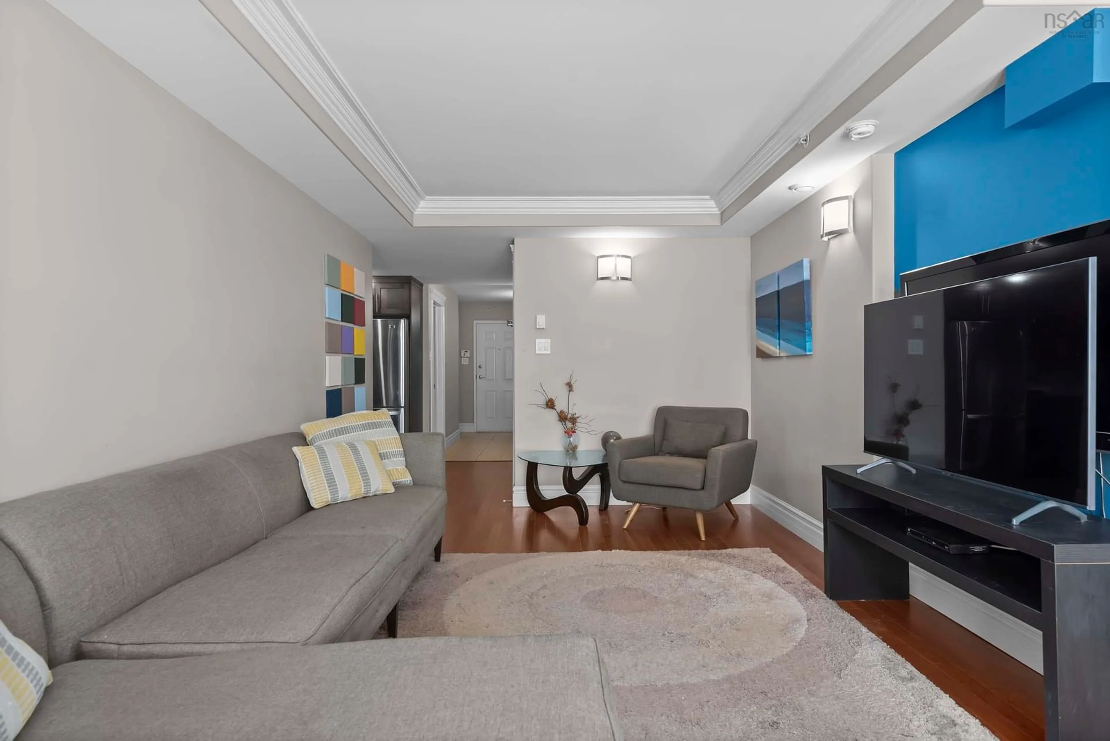 Living room with furniture, unknown for 5689 Cunard St #202, Halifax Nova Scotia B3K 1C7