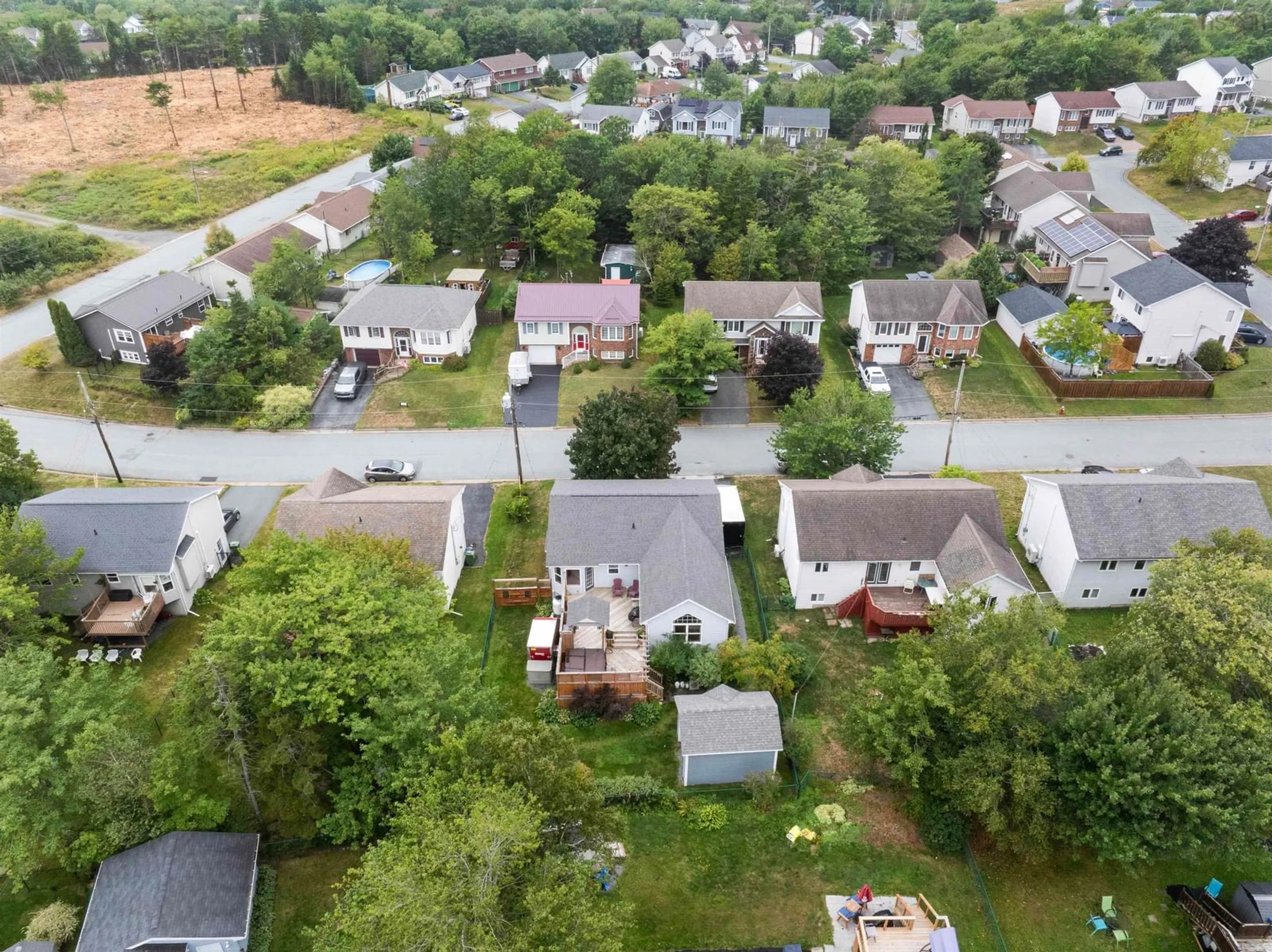 A pic from outside/outdoor area/front of a property/back of a property/a pic from drone, street for 15 Wilton Cres, Cole Harbour Nova Scotia B2V 2S9