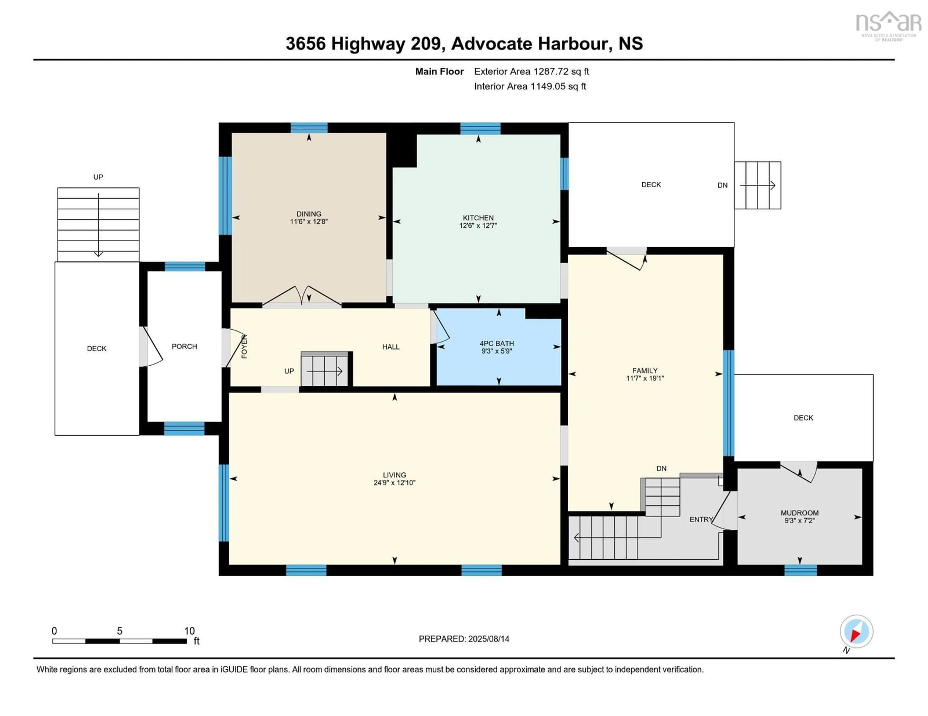 Floor plan for 3656 Highway 209, Advocate Harbour Nova Scotia B0M 1A0