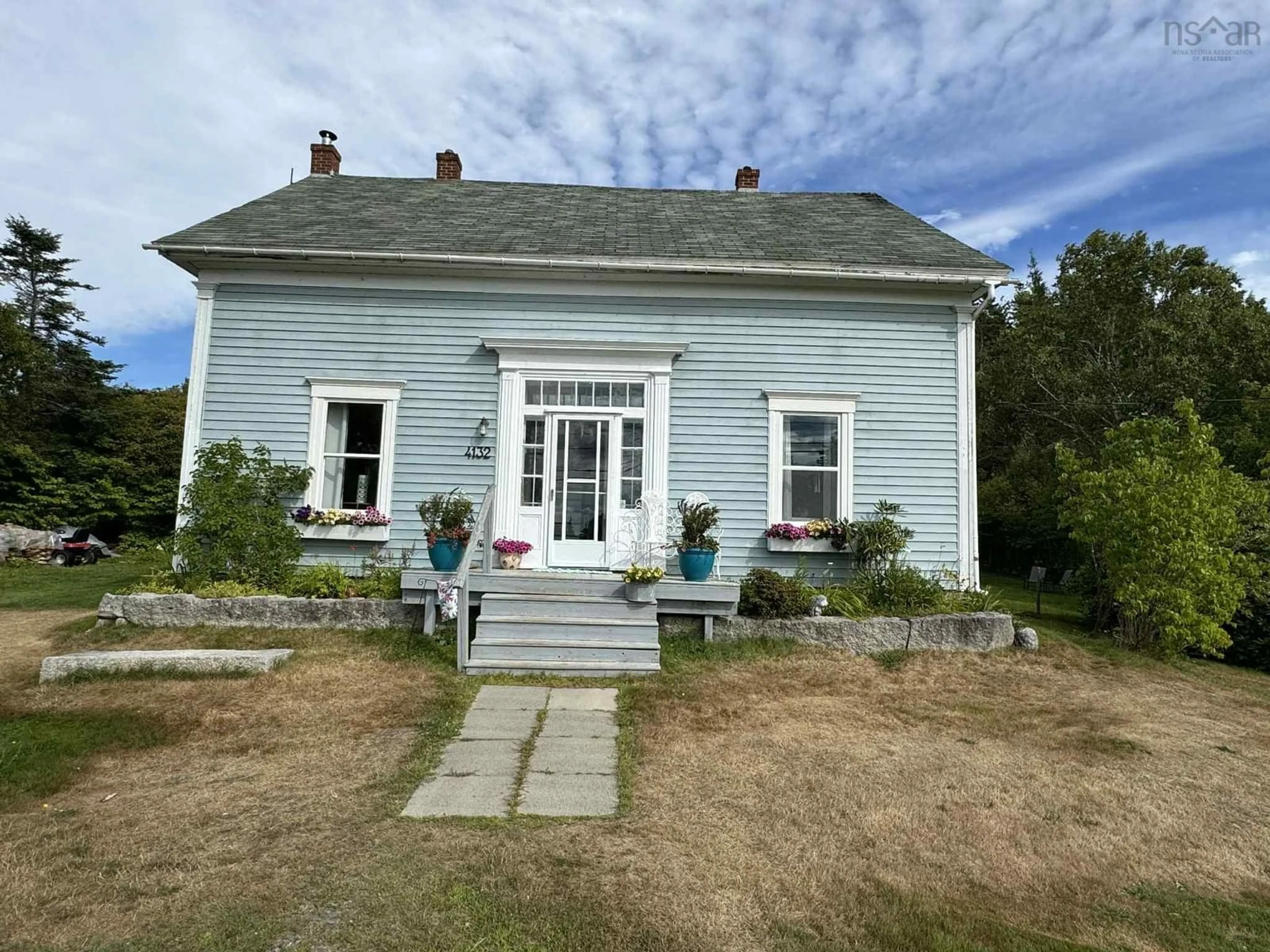 A pic from outside/outdoor area/front of a property/back of a property/a pic from drone, building for 4132 Sonora, Sherbrooke Nova Scotia B0J 3C0