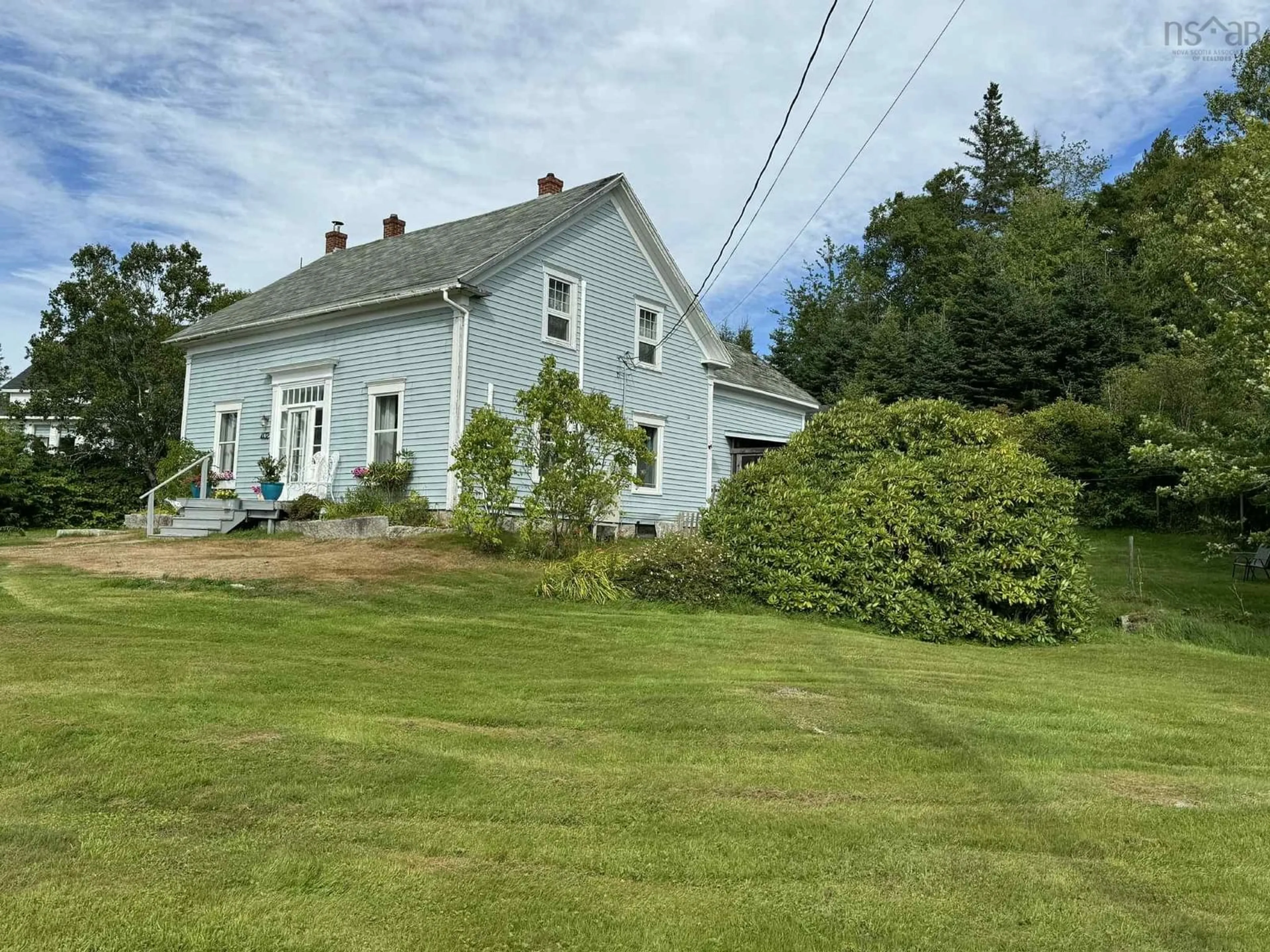 A pic from outside/outdoor area/front of a property/back of a property/a pic from drone, unknown for 4132 Sonora, Sherbrooke Nova Scotia B0J 3C0