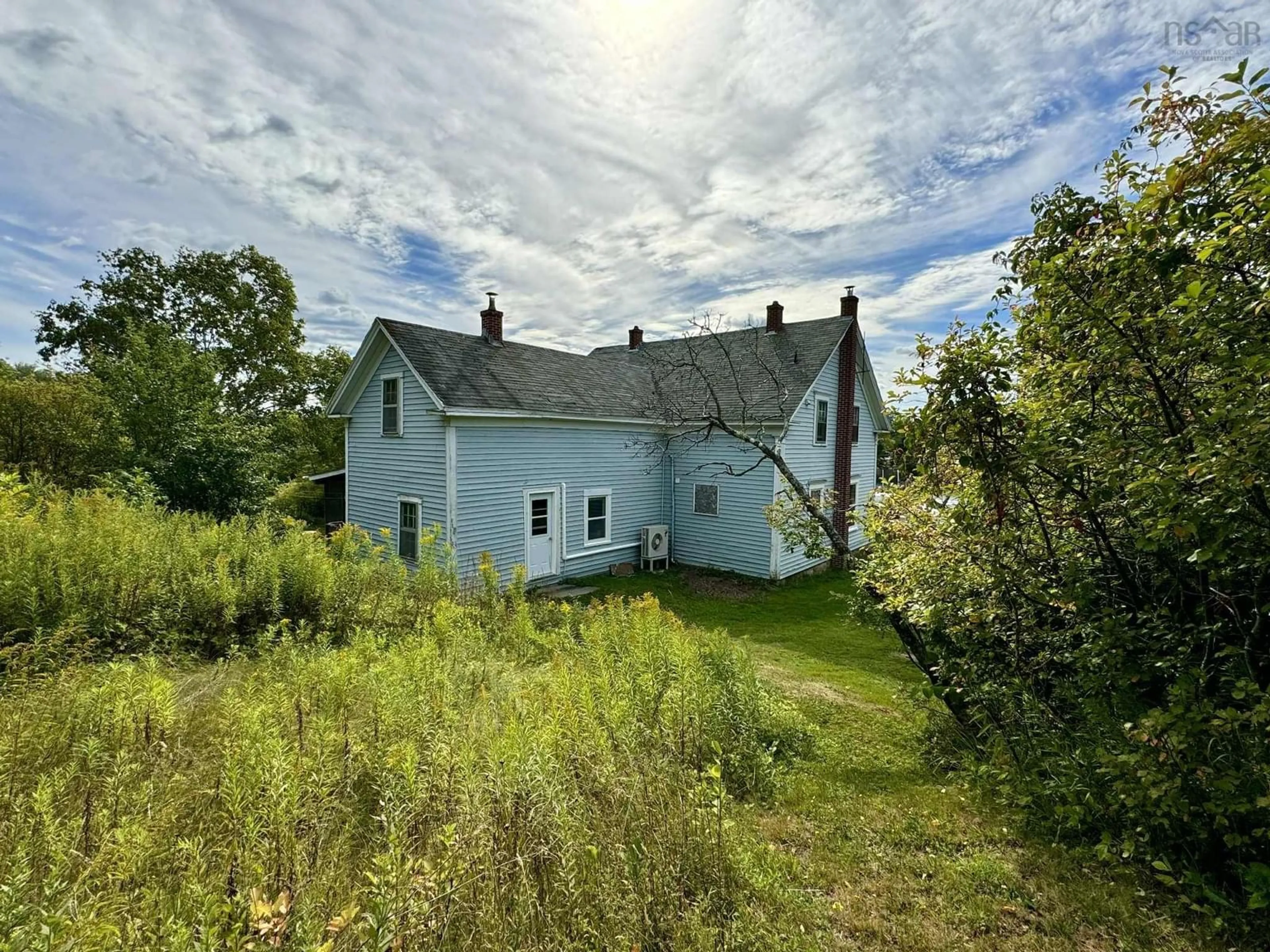 A pic from outside/outdoor area/front of a property/back of a property/a pic from drone, building for 4132 Sonora, Sherbrooke Nova Scotia B0J 3C0