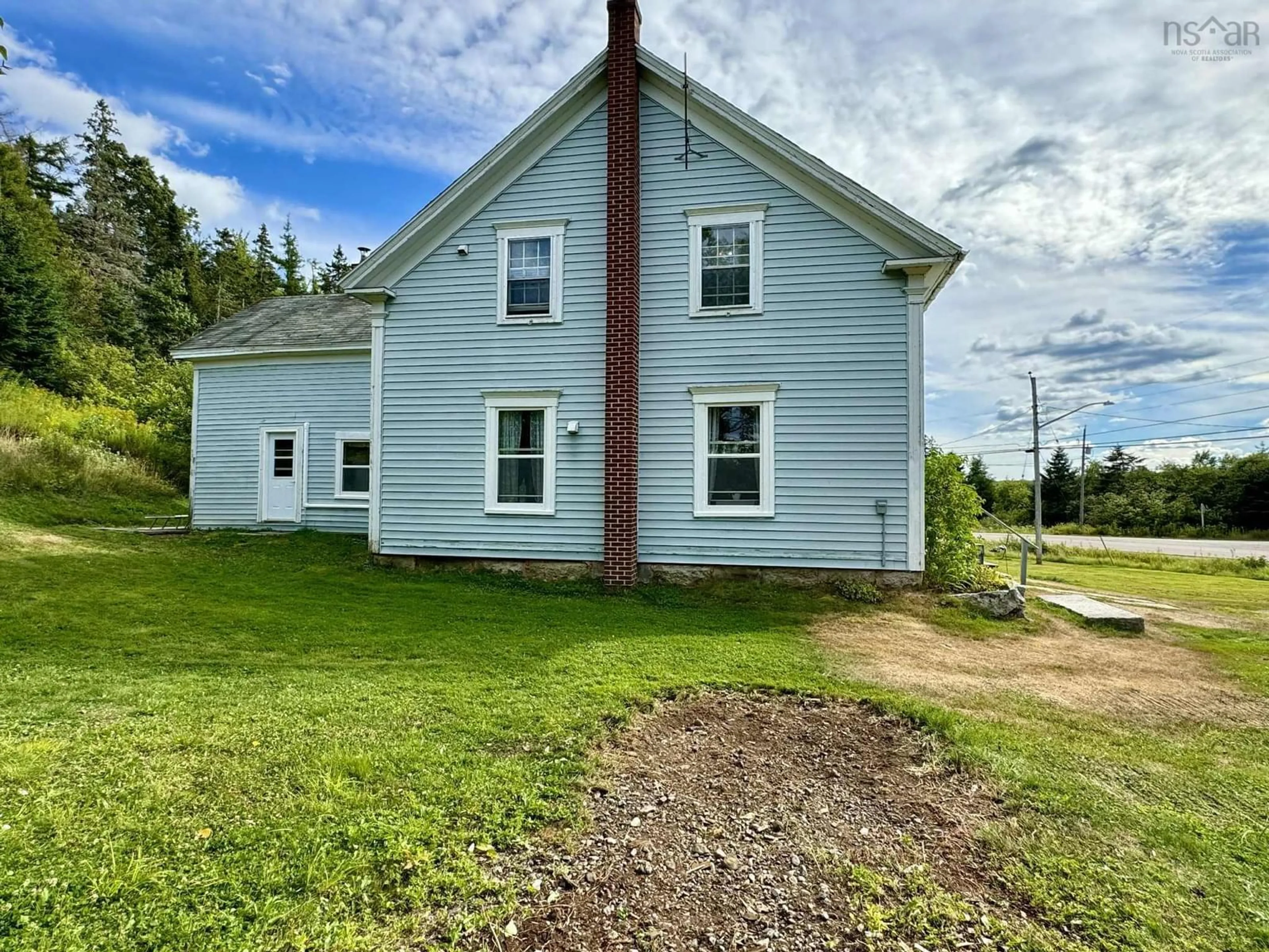 A pic from outside/outdoor area/front of a property/back of a property/a pic from drone, building for 4132 Sonora, Sherbrooke Nova Scotia B0J 3C0
