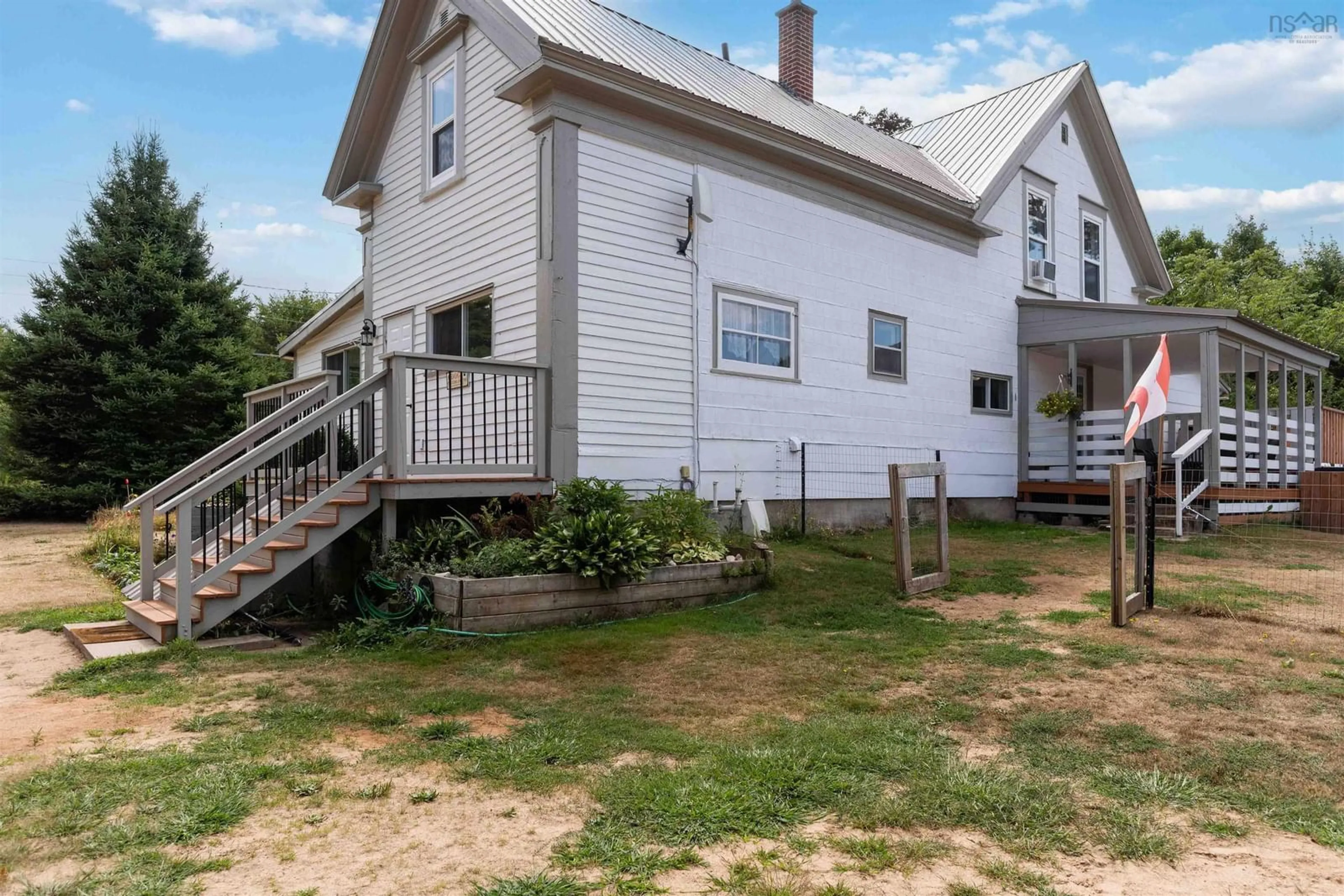 A pic from outside/outdoor area/front of a property/back of a property/a pic from drone, building for 1769 Highway 201, Round Hill Nova Scotia B0S 1C0