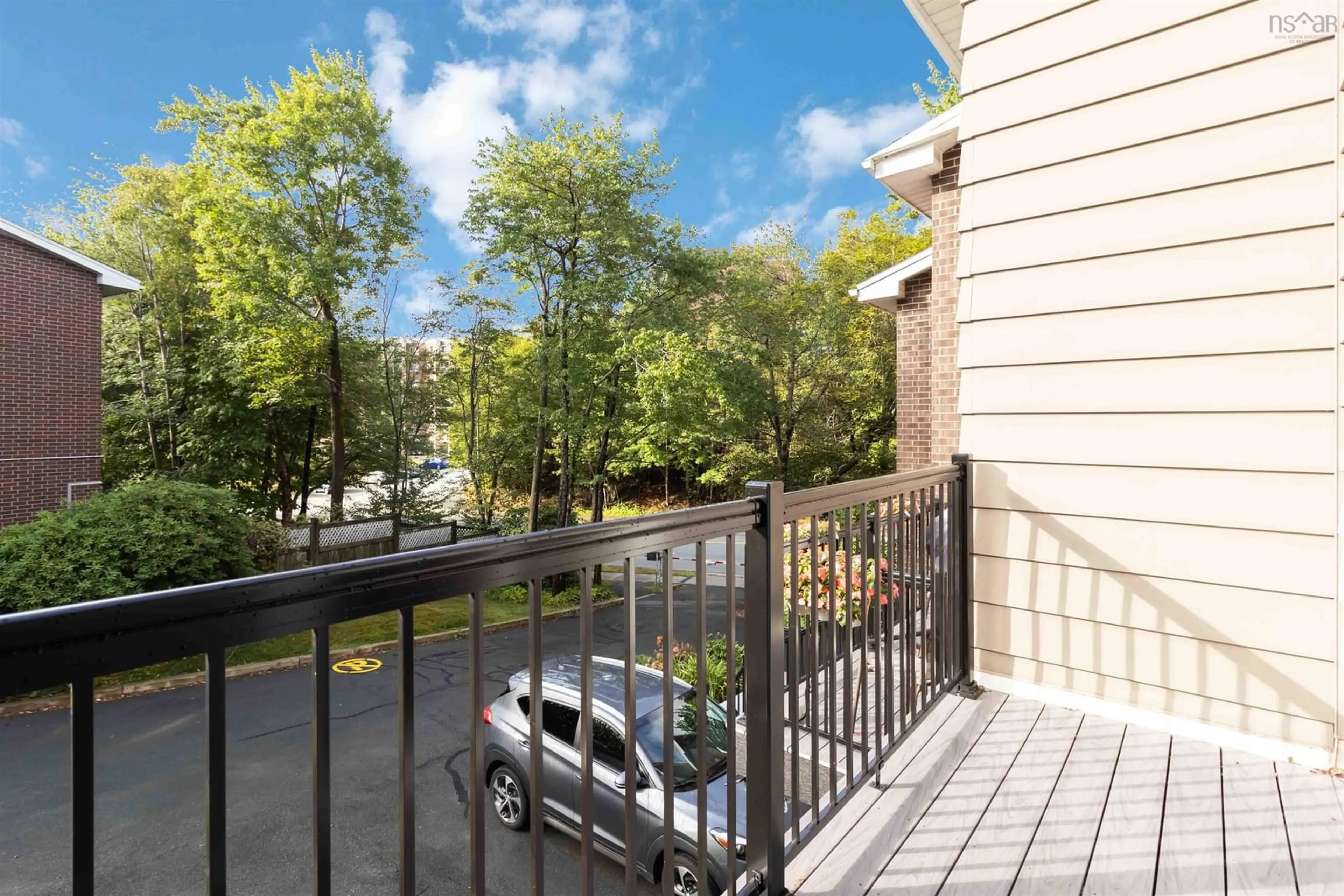 Balcony in the apartment, city buildings view from balcony for 76 Stoney Brook Court, Clayton Park Nova Scotia B3M 3J7