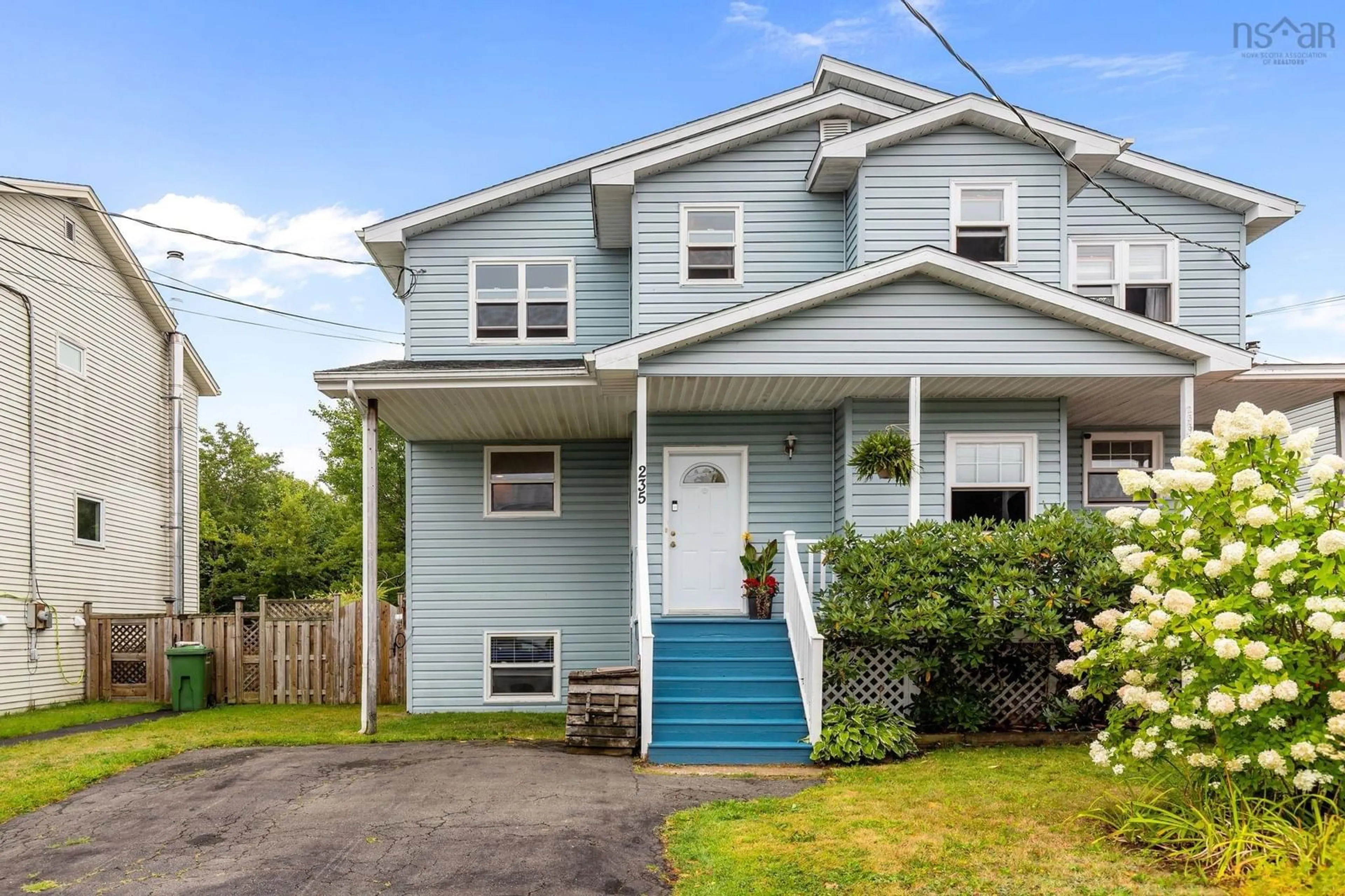 Home with vinyl exterior material, street for 235 Greenwood Ave, Timberlea Nova Scotia B3T 1H8