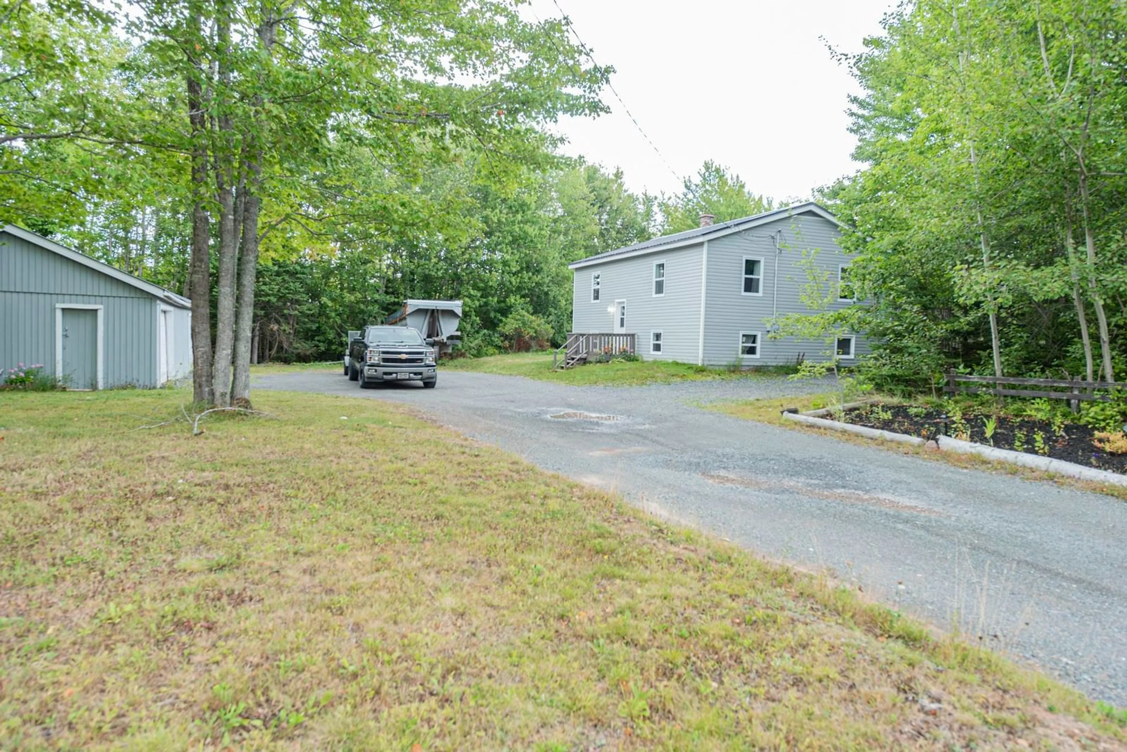 A pic from outside/outdoor area/front of a property/back of a property/a pic from drone, street for 2324 Truro Rd, Westville Nova Scotia B0K 2A0