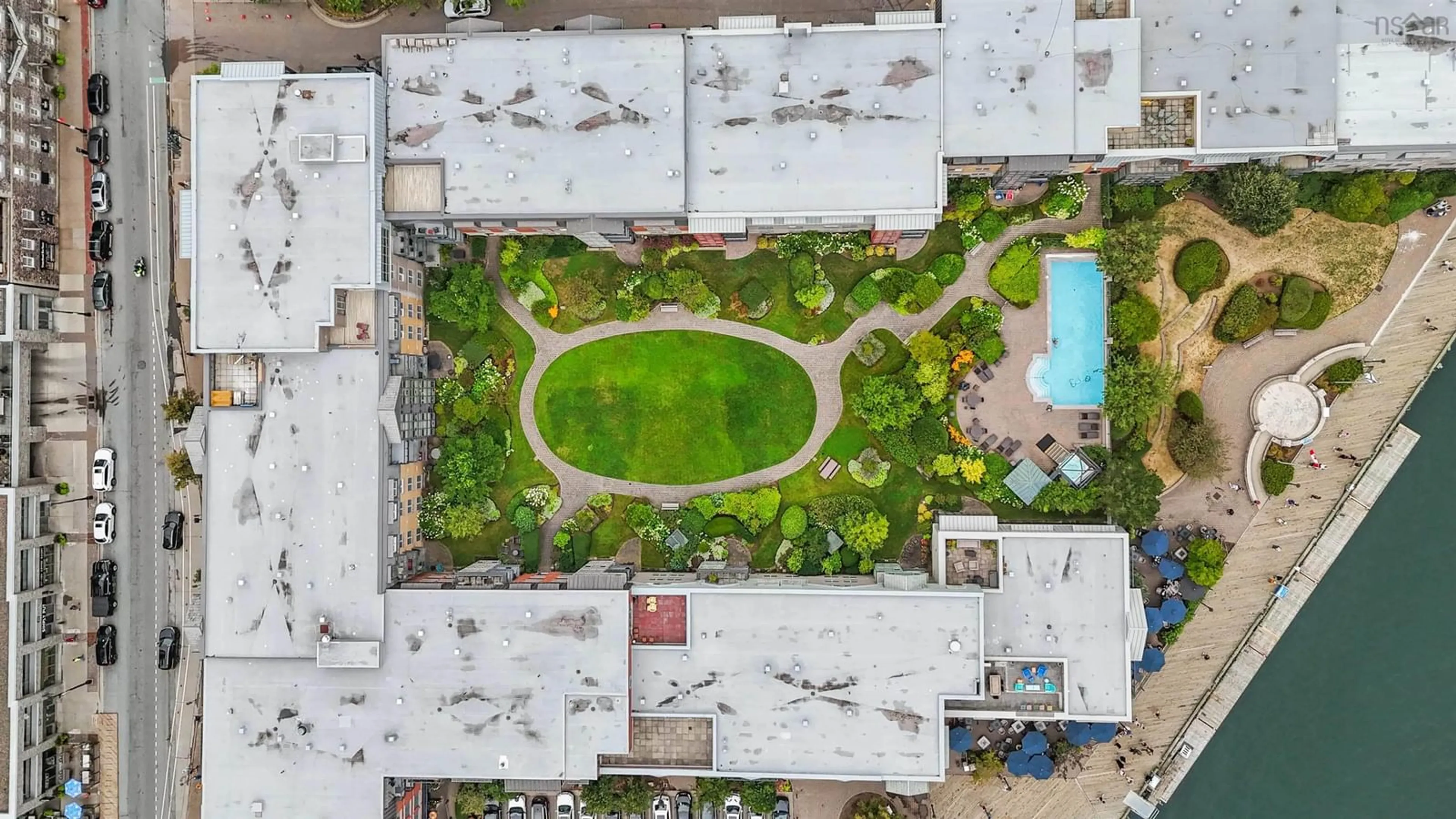 A pic from outside/outdoor area/front of a property/back of a property/a pic from drone, unknown for 1477 Lower Water St #235, Halifax Nova Scotia B3J 3R3