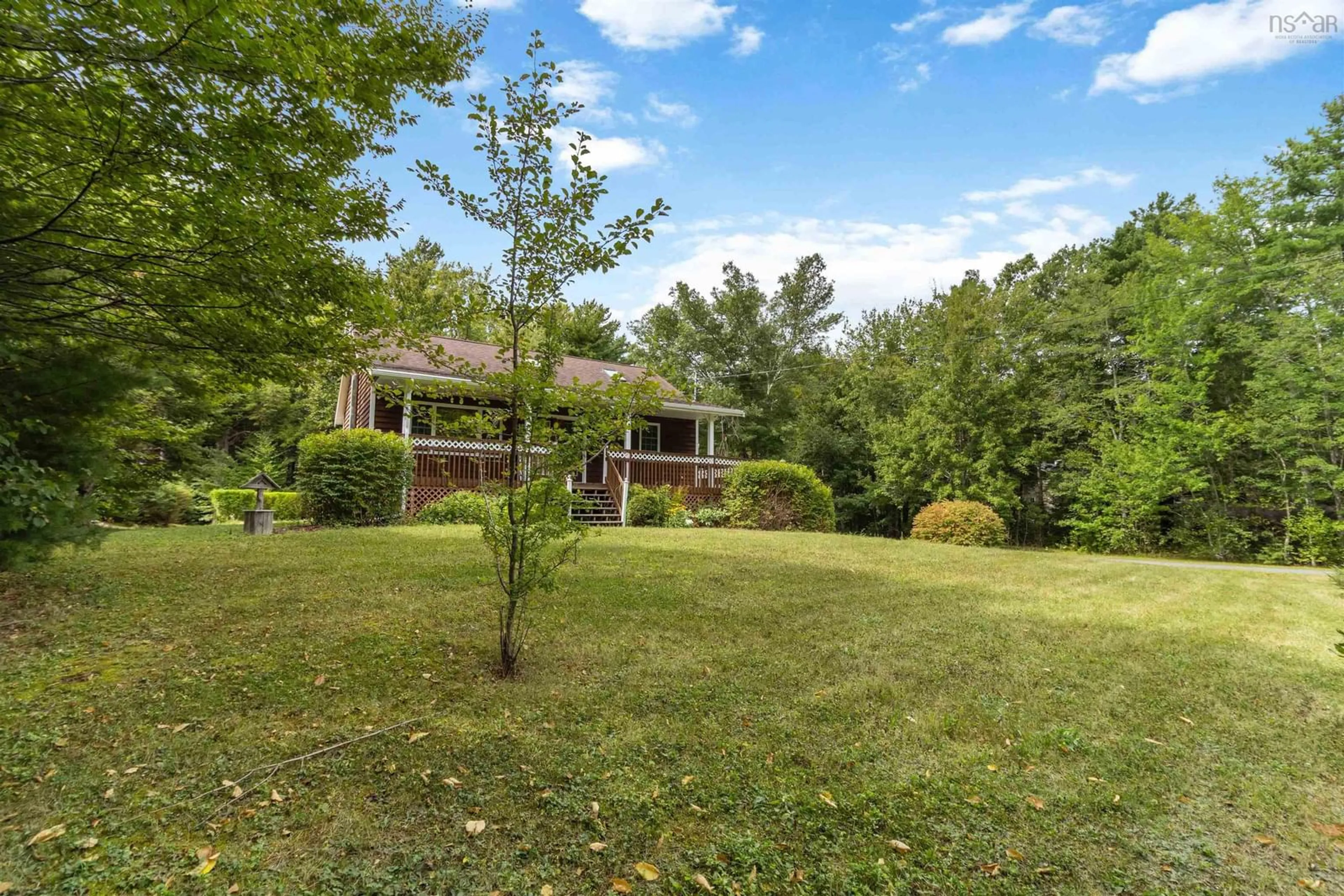 A pic from outside/outdoor area/front of a property/back of a property/a pic from drone, forest/trees view for 1280 Conquerall Mills Rd, Conquerall Mills Nova Scotia B4V 6A6