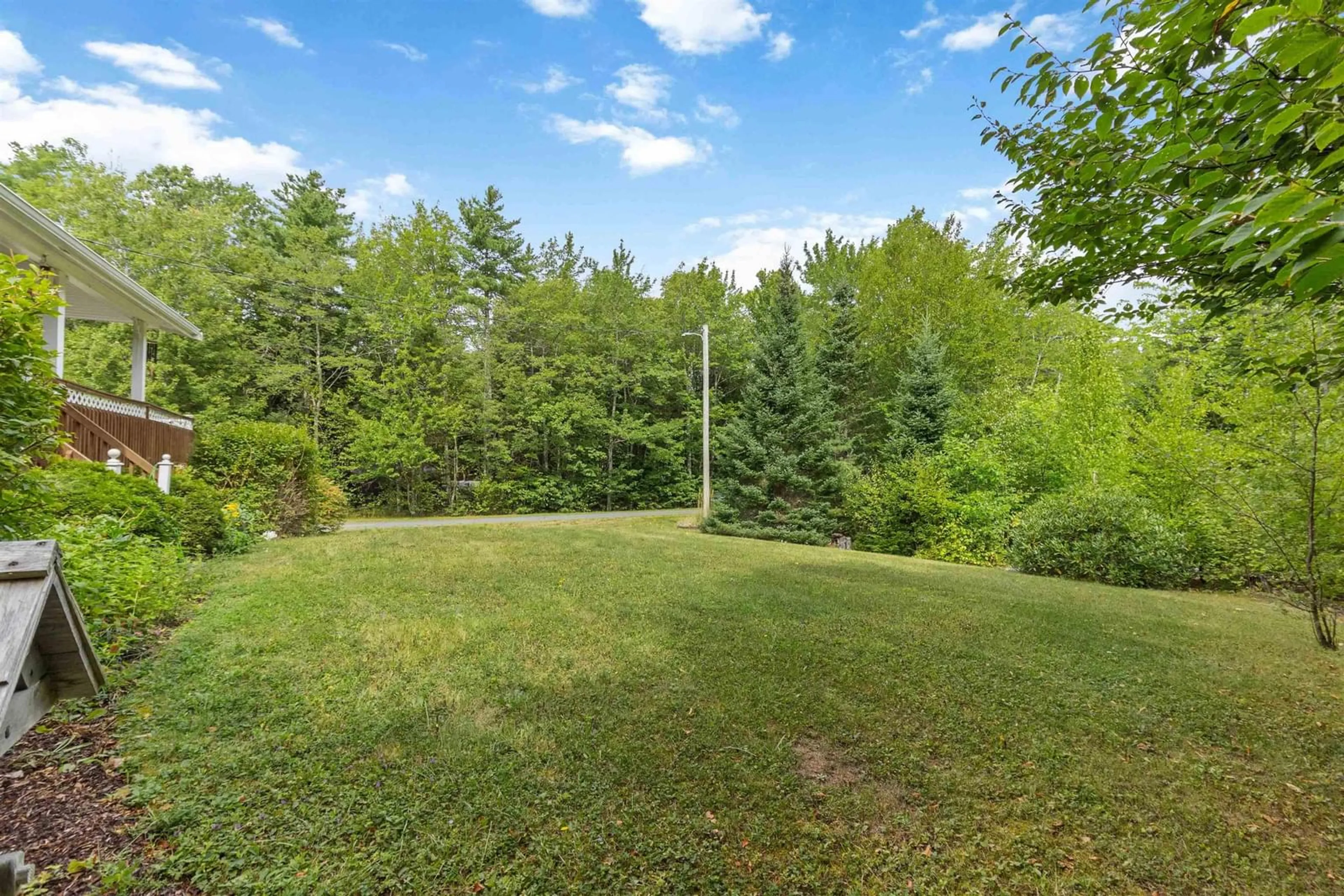 Patio, forest/trees view for 1280 Conquerall Mills Rd, Conquerall Mills Nova Scotia B4V 6A6